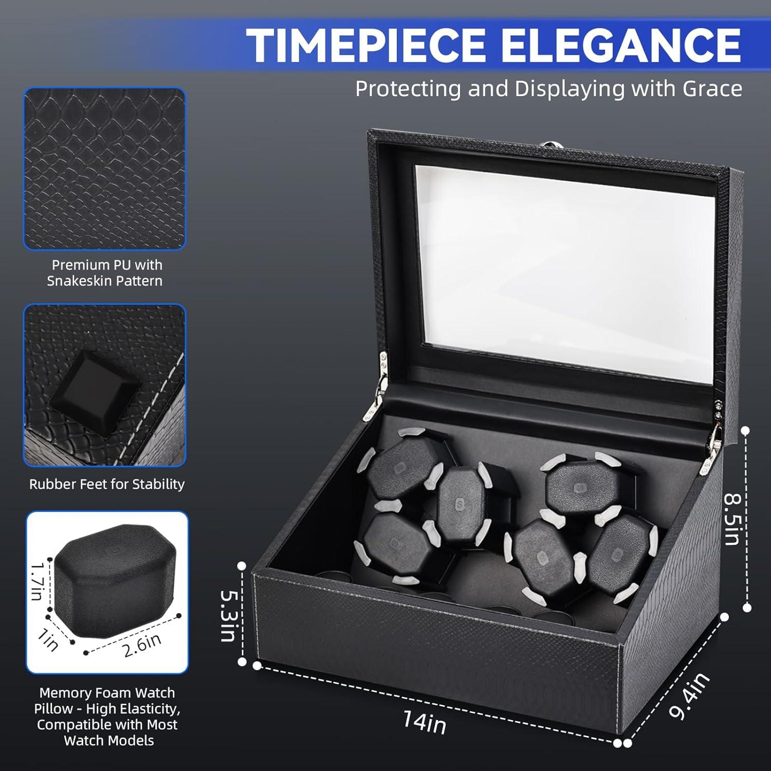 Winder de Reloj Automático Hightall 12 Piezas Silencioso