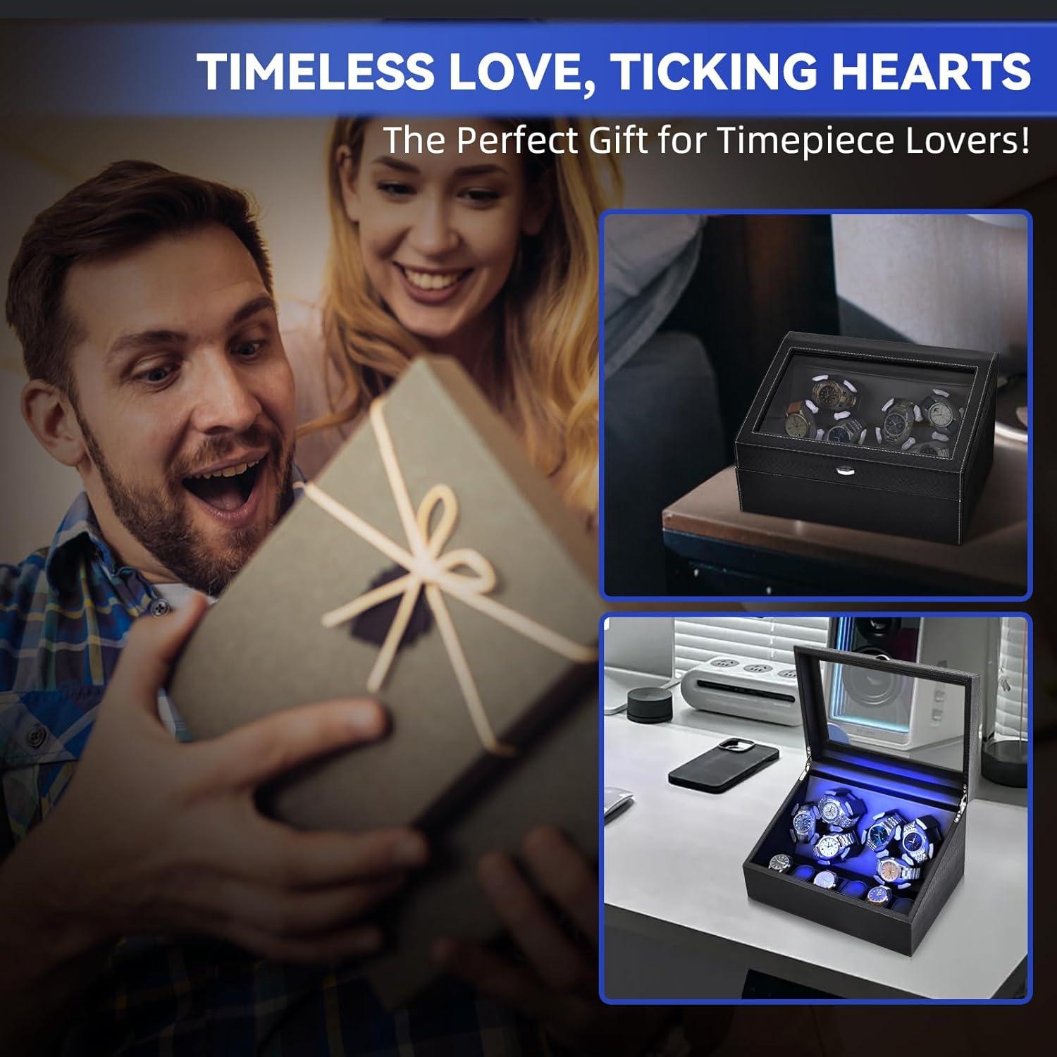 Winder de Reloj Automático Hightall 12 Piezas Silencioso