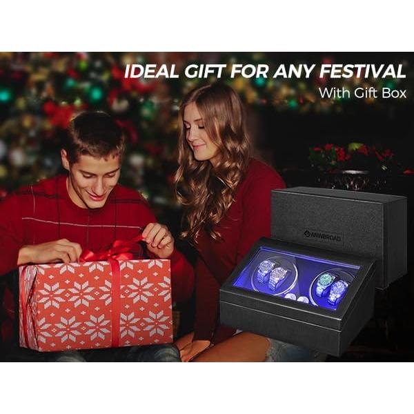 Enrollador de Relojes ANWBROAD JWW002 4+6 Ranuras Motor Silencioso