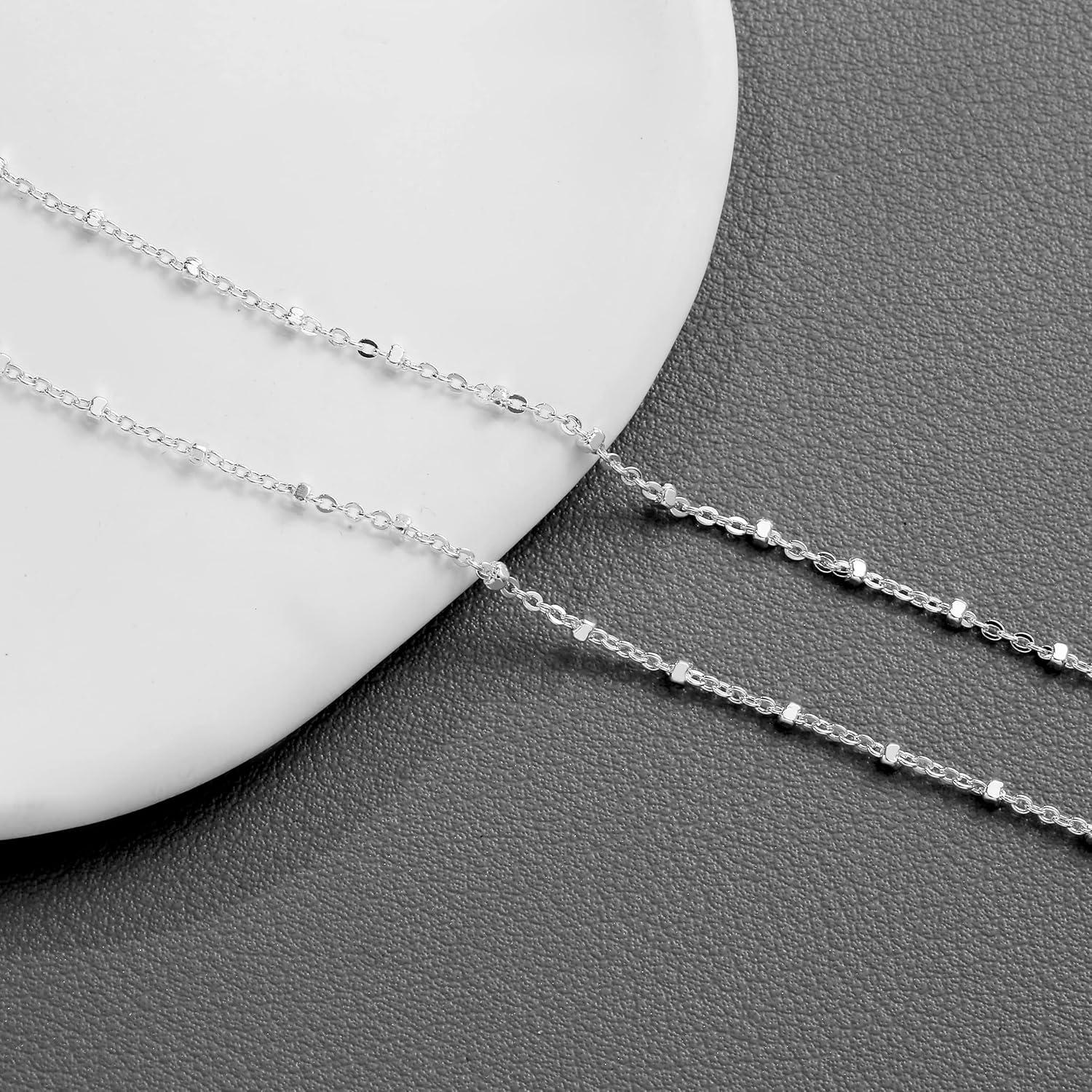 Tobilleras de Plata Esterlina LEXODY Ajustables para Mujeres