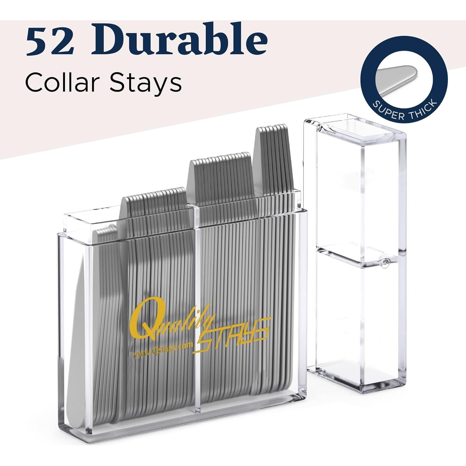 Varillas de Cuello de Metal Quality Stays - 52 Piezas en 4 Tamaños