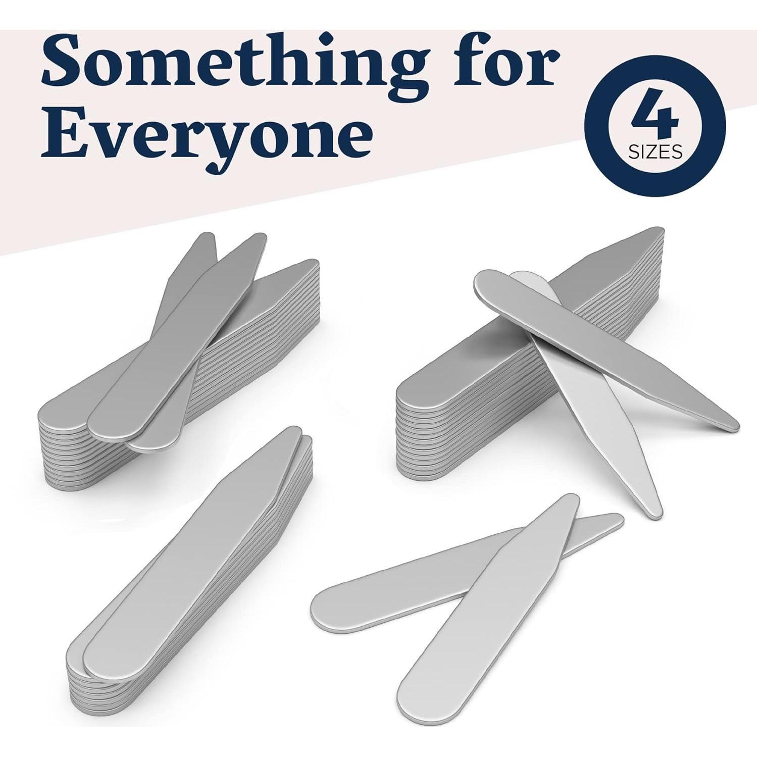 Varillas de Cuello de Metal Quality Stays - 52 Piezas en 4 Tamaños