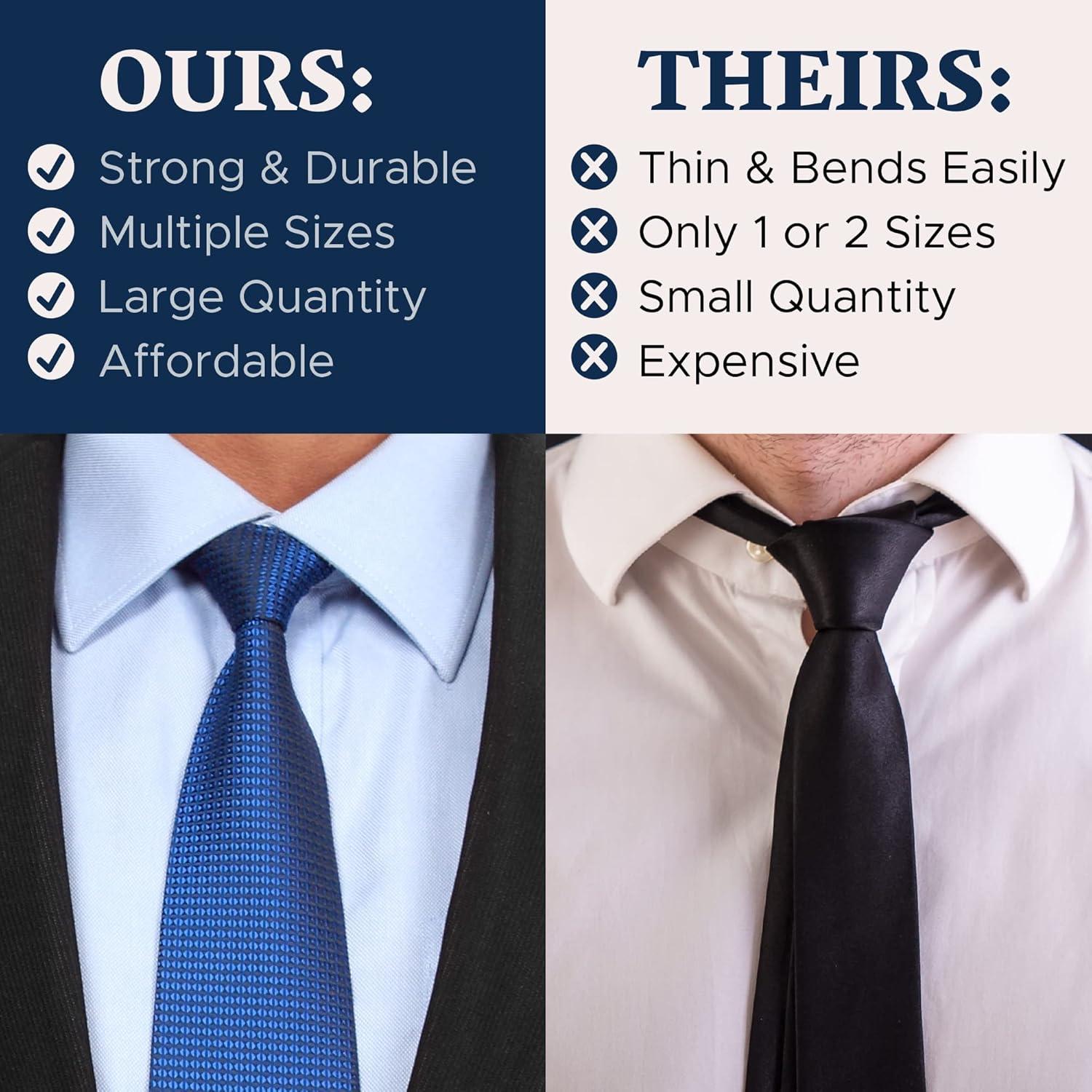 Varillas de Cuello de Metal Quality Stays - 52 Piezas en 4 Tamaños