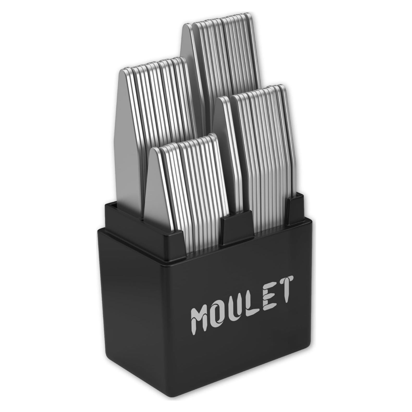 Set de 56 Huesos de Collar de Metal para Camisas - Acero Inoxidable