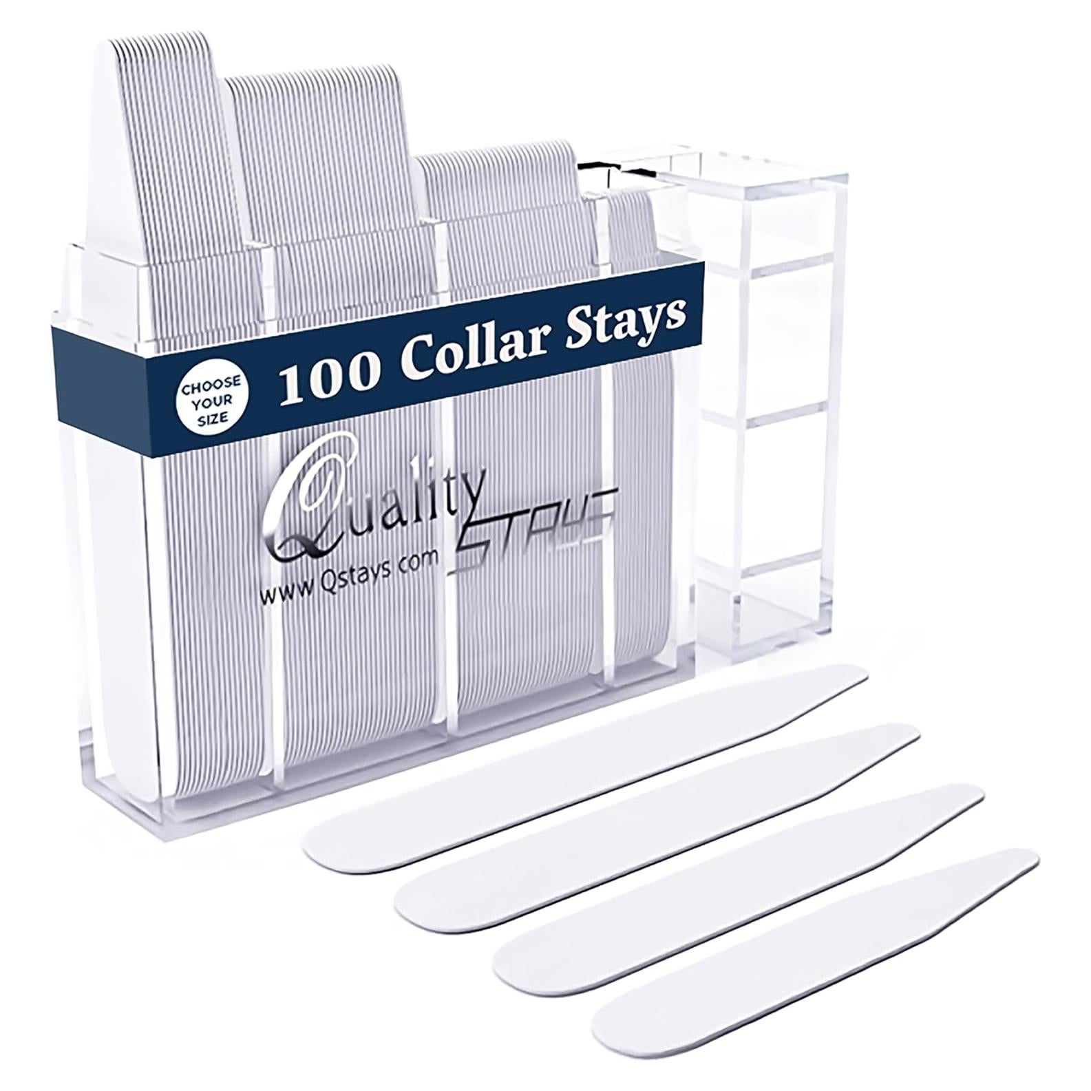 100 Estabilizadores de Cuello de Plástico Quality Stays - Varios Tamaños