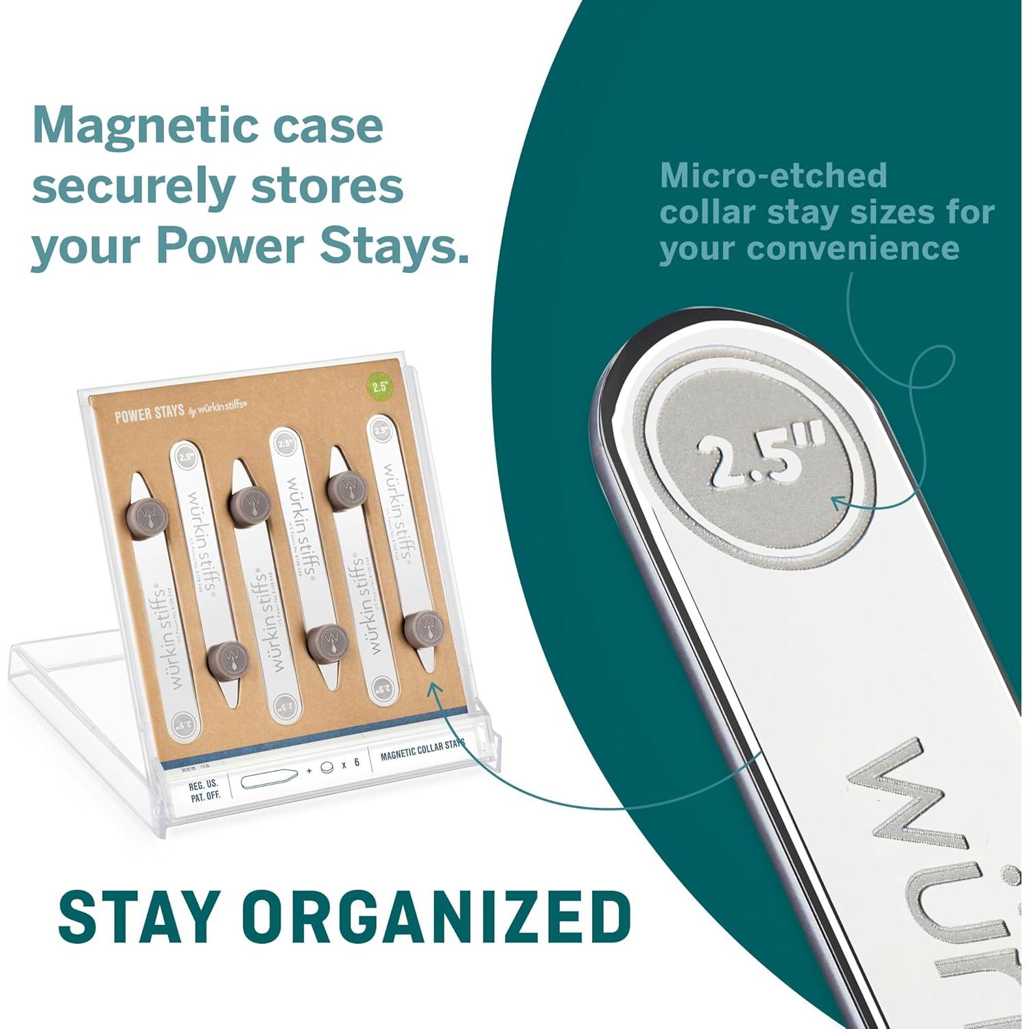Stays Magnéticos para Cuello Wükrin Stiffs - 6.35 cm