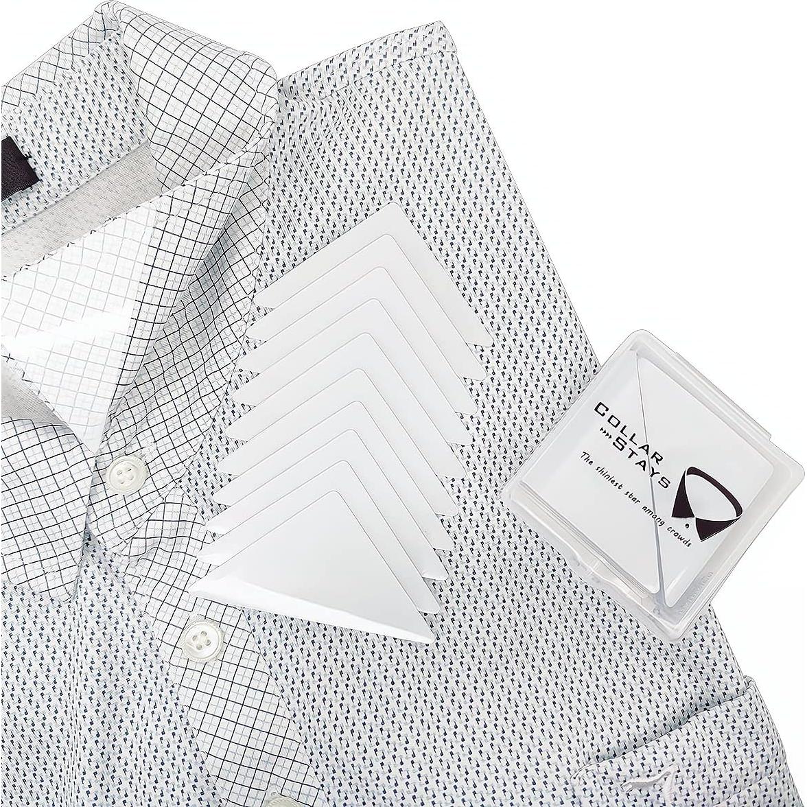 Permanentes para Cuellos de Camisas Polo 60 Pcs - PVC Alta Calidad