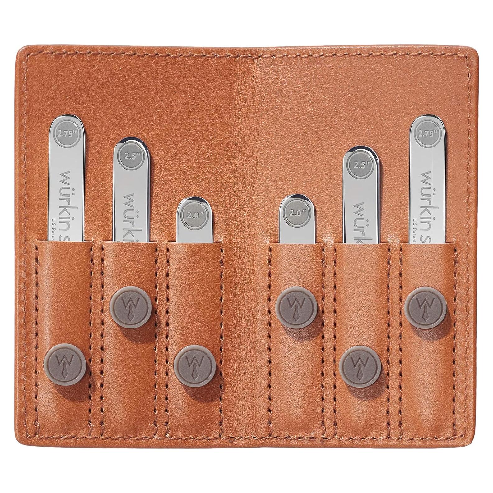 Juego de Viaje Puntos Magnéticos Cuello Wurkin Stiffs Cuero