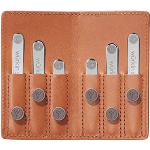 Juego de Viaje Puntos Magnéticos Cuello Wurkin Stiffs Cuero