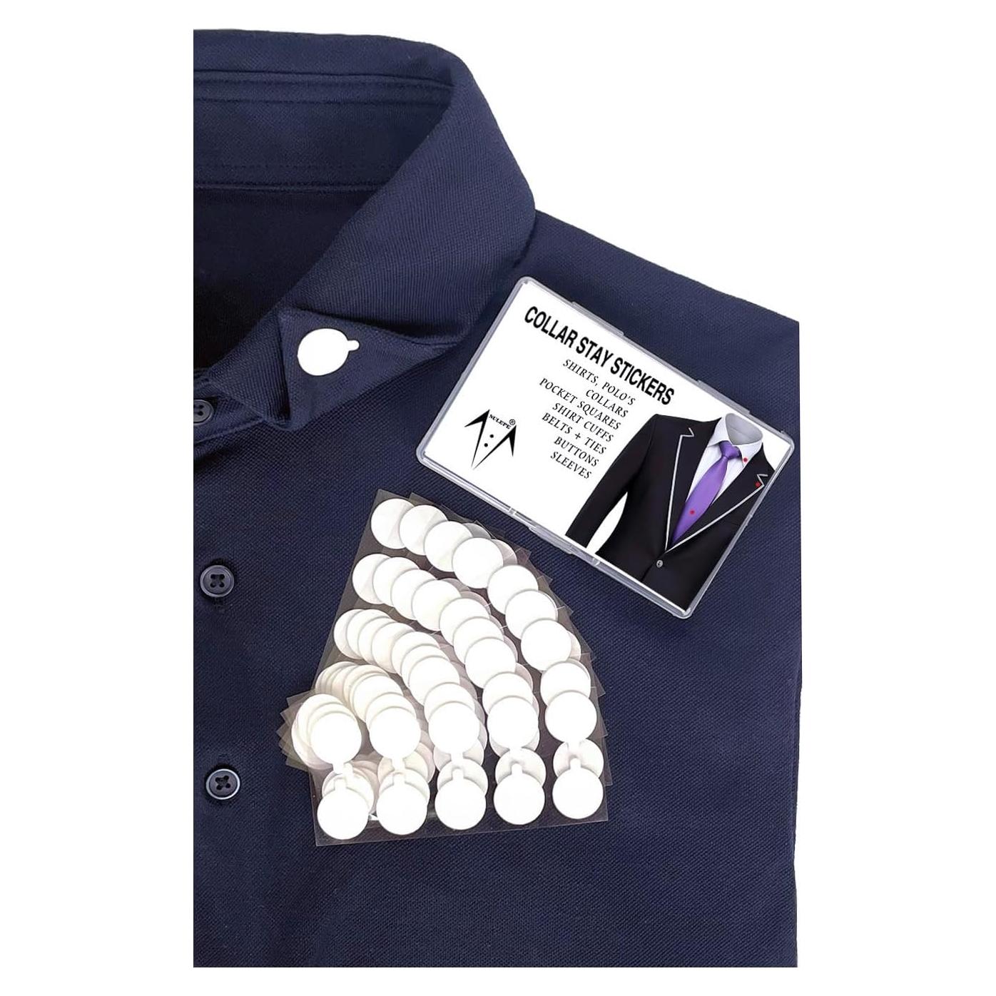 Permanentes Adhesivos para Cuellos de Camisas SULEPE 120 Puntos