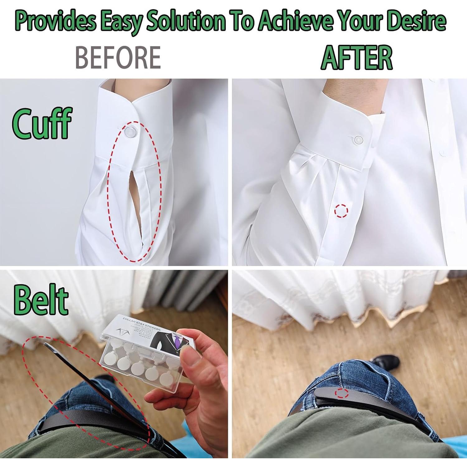 Permanentes Adhesivos para Cuellos de Camisas SULEPE 120 Puntos