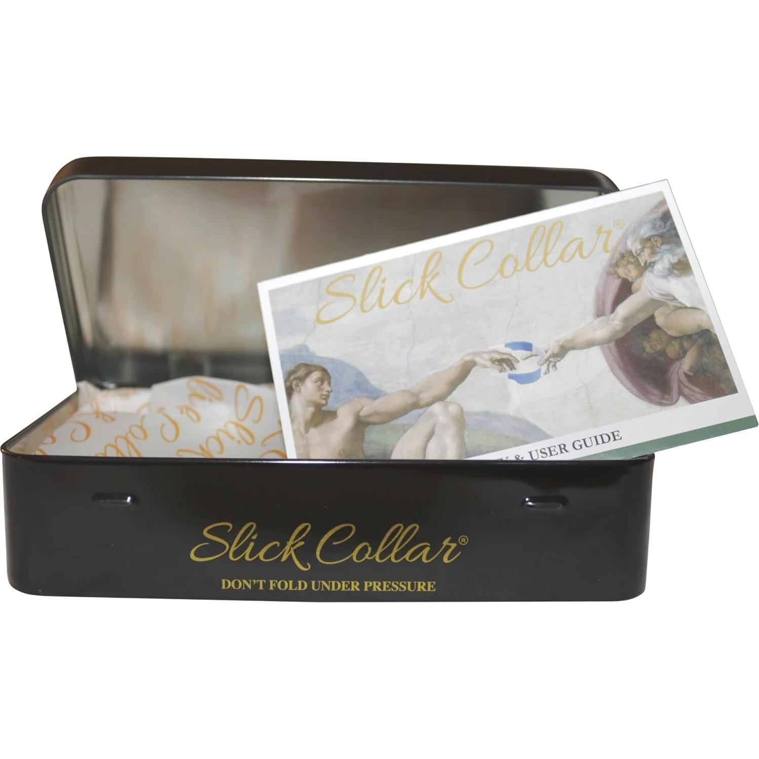 Soporte de Cuello de Camisa Slick Collar con 3 Tamaños Ajustables