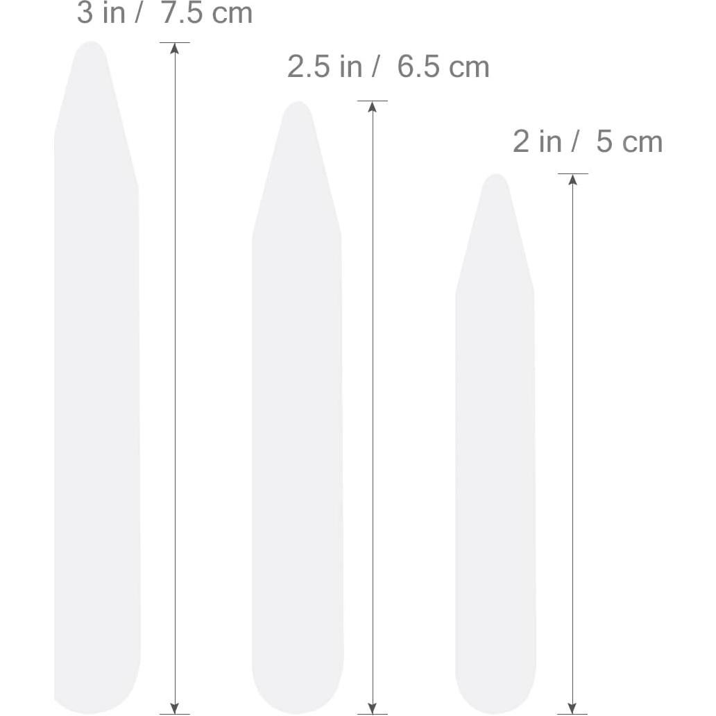 Insertos de Cuello de Camisa de Vestir SEWACC 200 Piezas