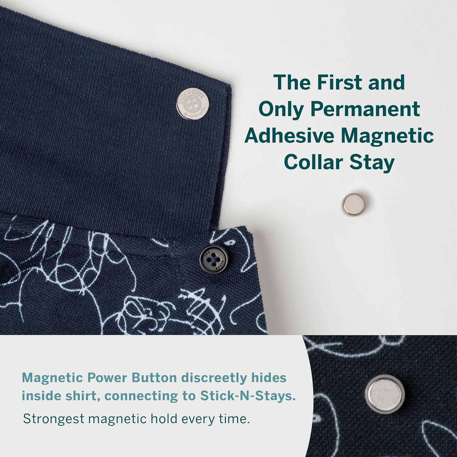 Soportes Magnéticos para Cuellos Wurkin Stiffs - 10 Adhesivos