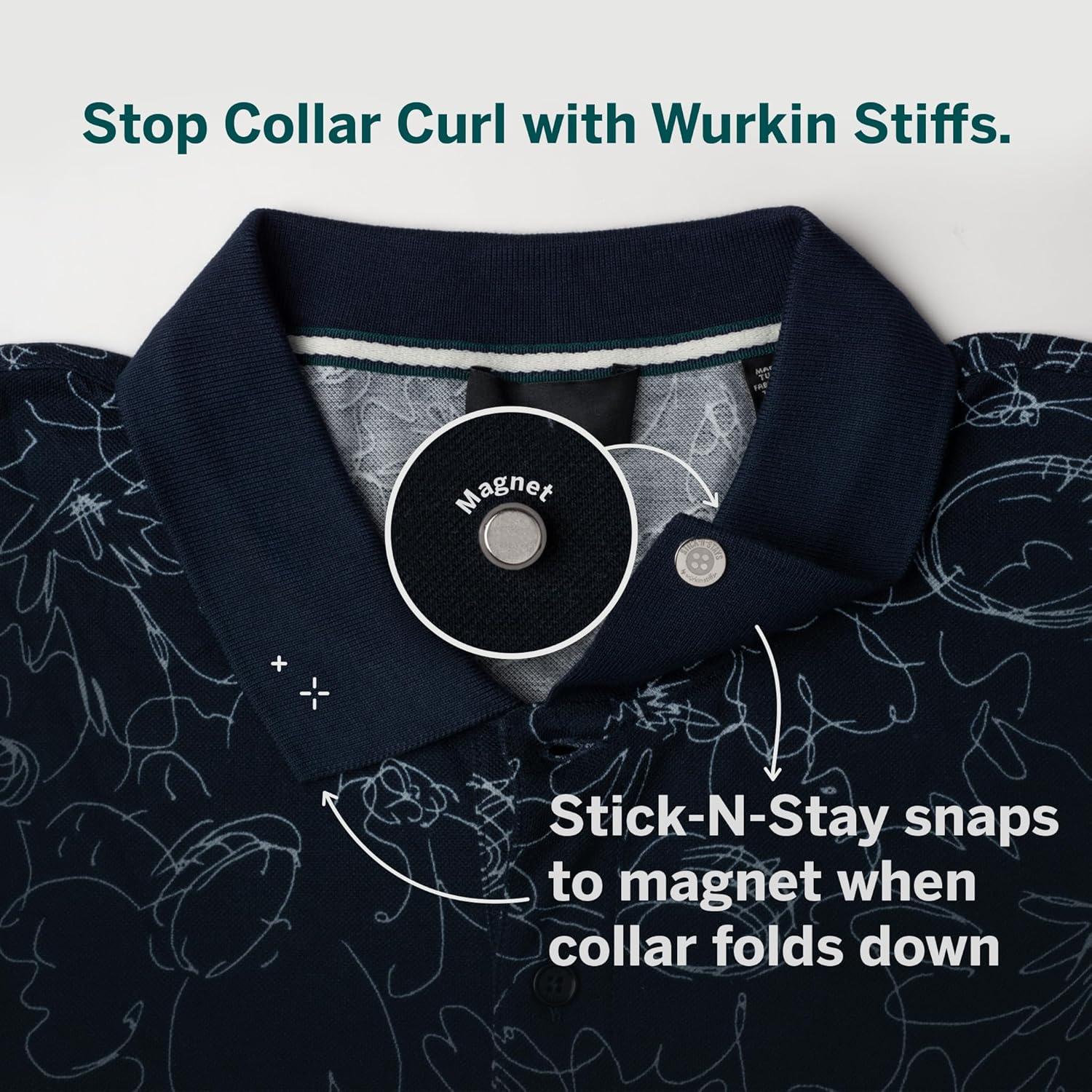 Soportes Magnéticos para Cuellos Wurkin Stiffs - 10 Adhesivos