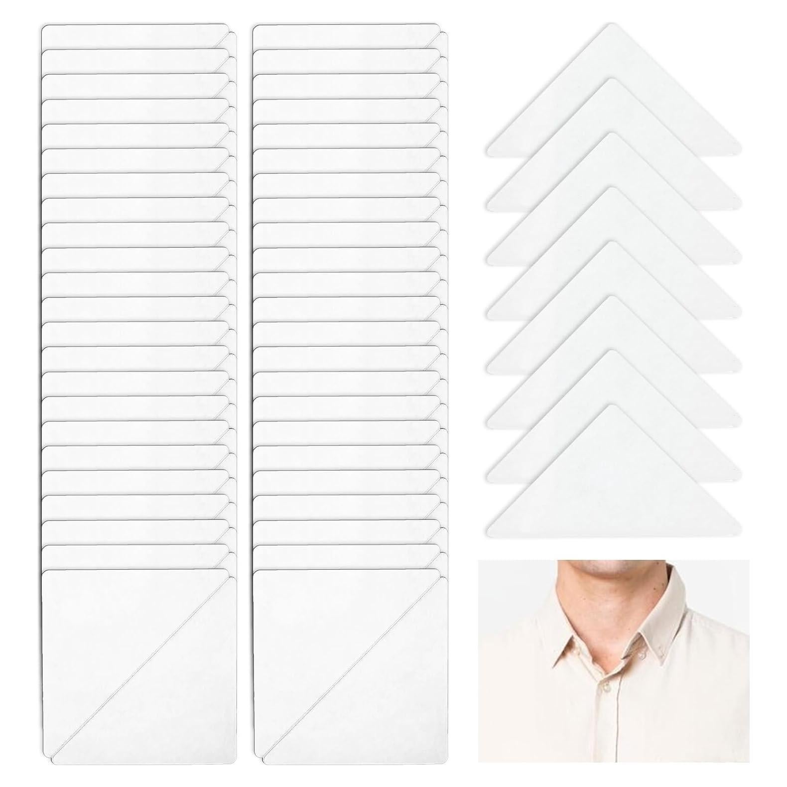 100 Soportes de Cuello Adhesivos para Camisas de Hombre Abeillo