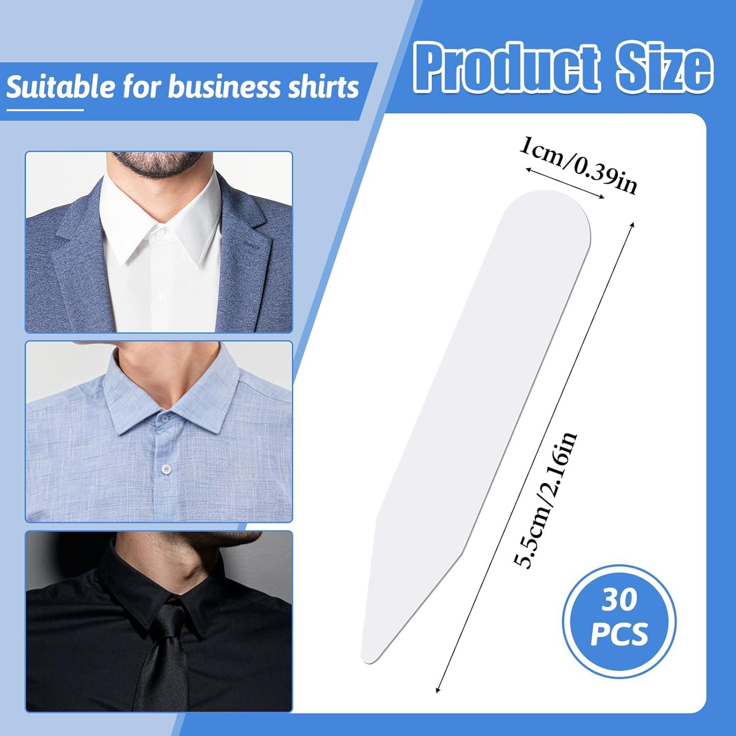 Soportes de Cuello para Camisas de Hombre Giantree 30 Piezas