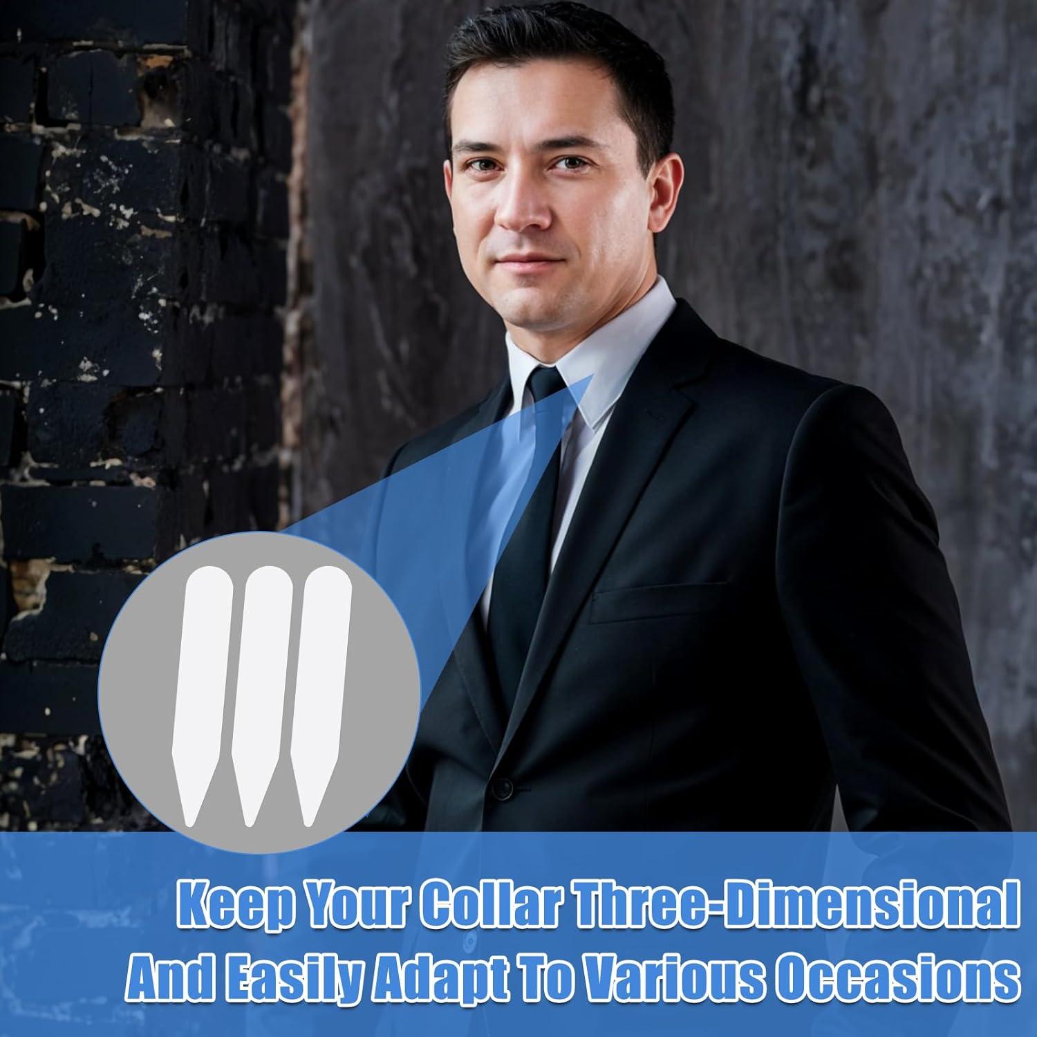 Soportes de Cuello para Camisas de Hombre Giantree 30 Piezas