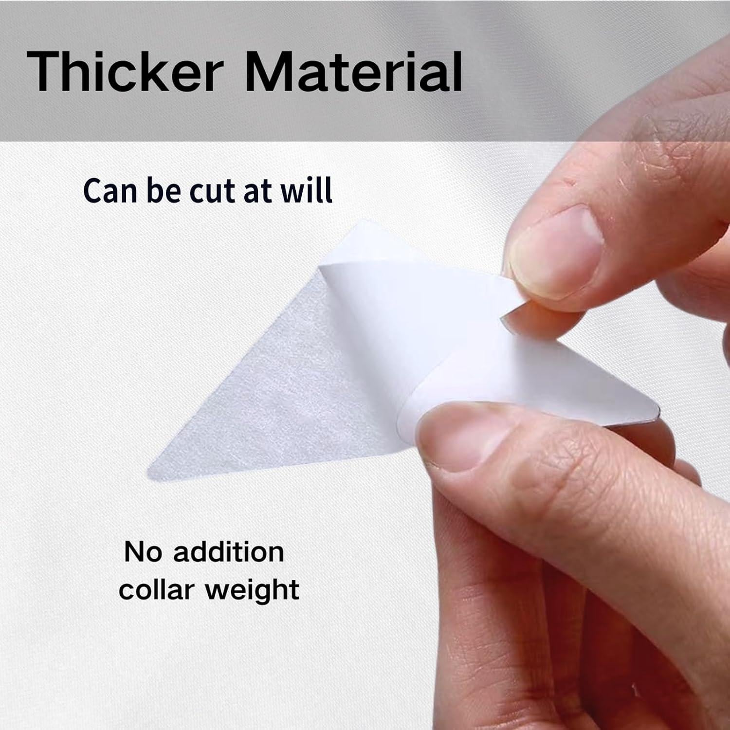 80 Soportes de Cuello Transparentes ERESGREAT para Camisas