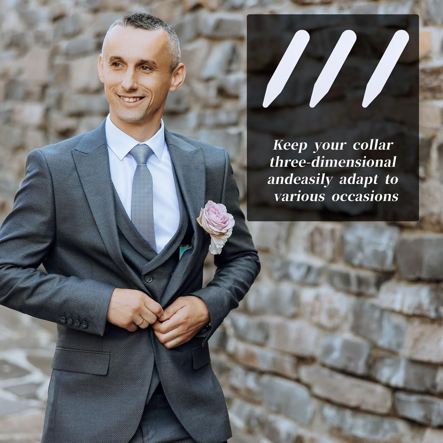 90 Soportes de Cuello de Plástico para Camisas de Vestir ZEYIYER