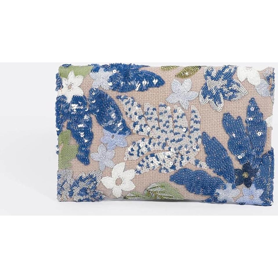 Bolso de Mano Verdusa Floral con Lentejuelas Talla Única