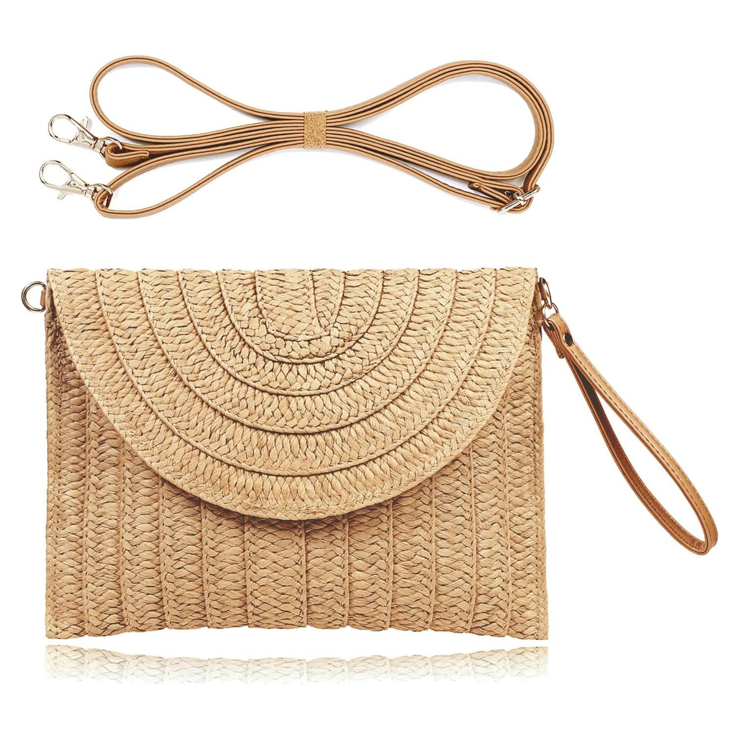 Bolso de Paja Clutch COOKOOKY para Mujeres - Verano Playa