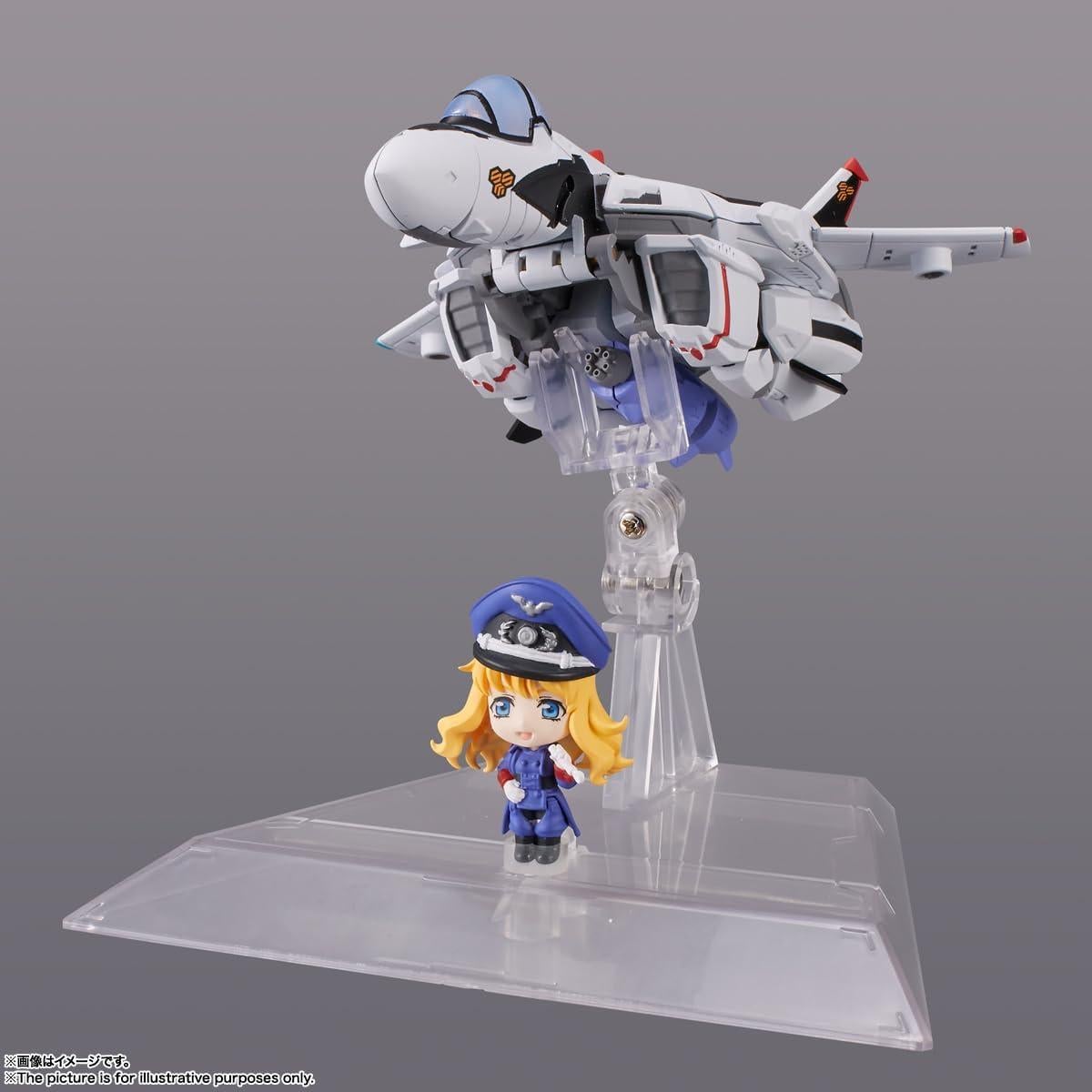 Figura Coleccionable Bandai Macross VF-25F con Sheryl