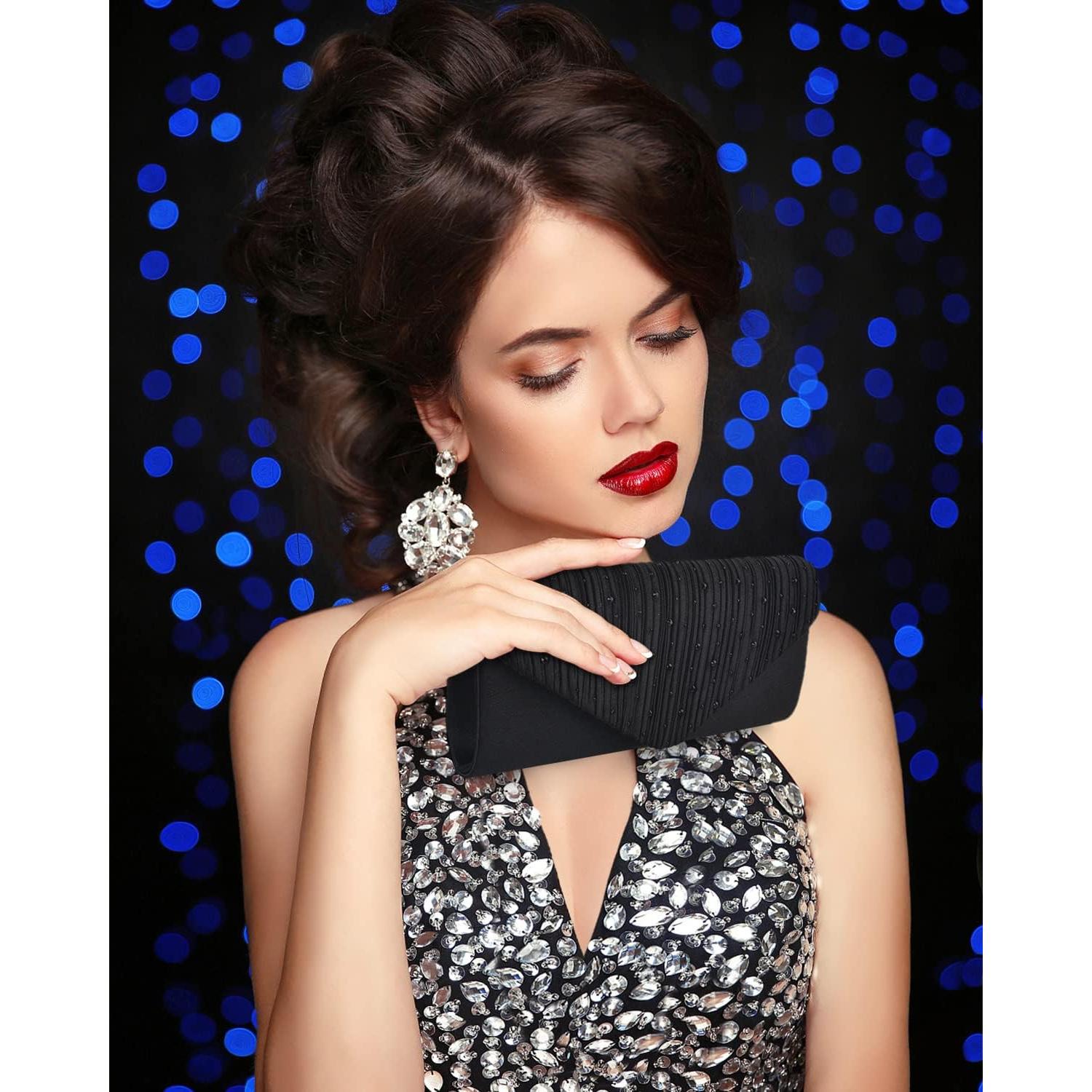 Bolso de Mano de Noche TINDTOP para Mujeres - Clutch Formal