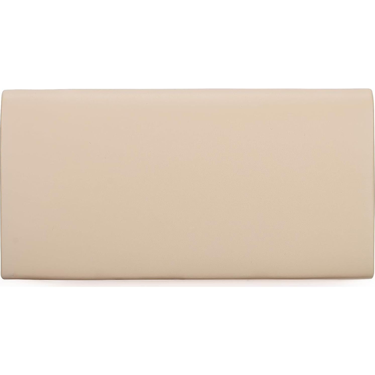 Bolso Clutch de Noche Venoline de Cuero Vegano Nude 22x11x5 cm