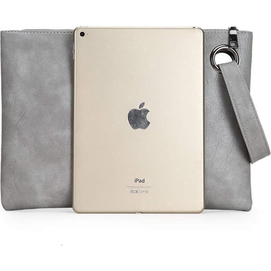 Cartera Clutch de Noche DIHKLCIO Negra con Correa de Muñeca