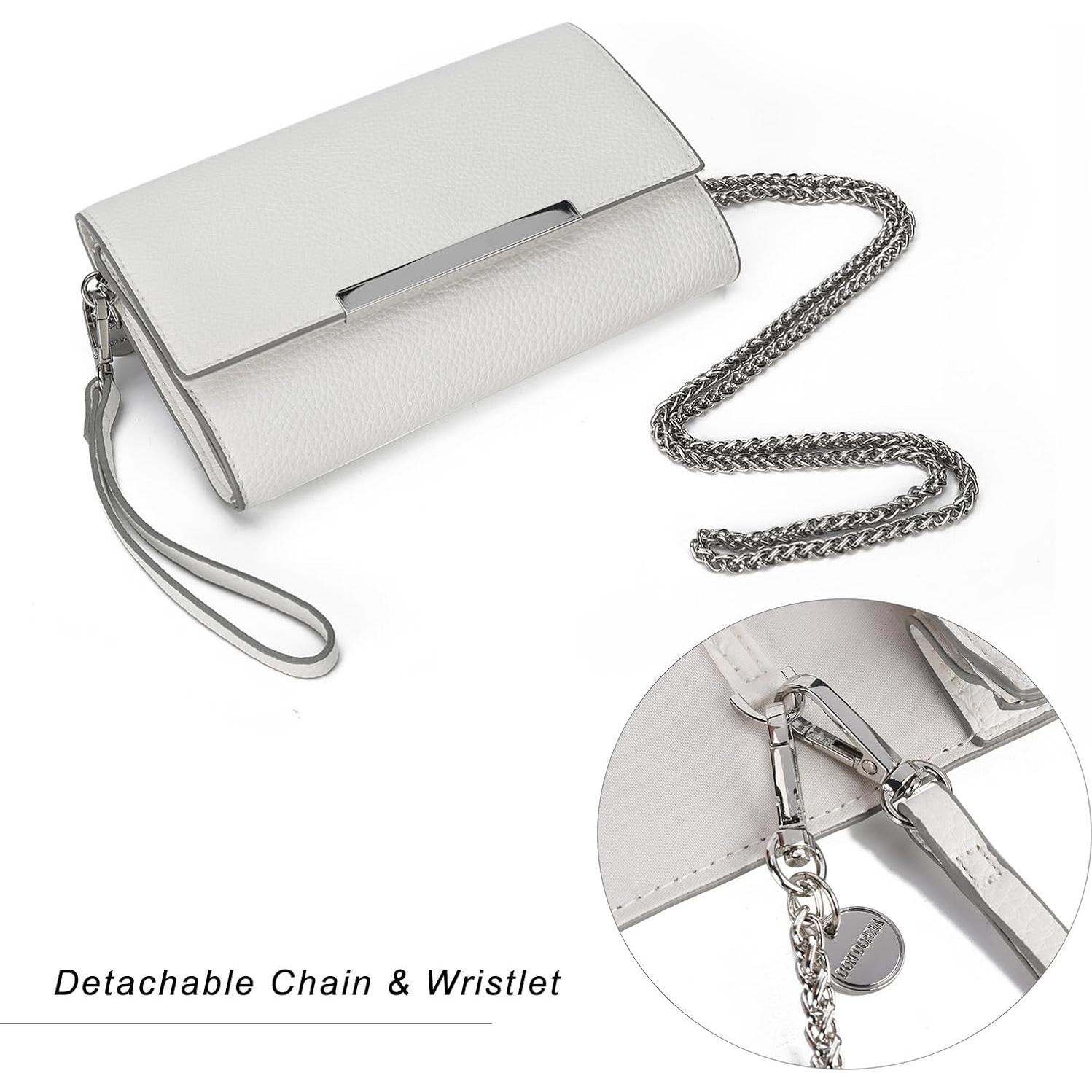 Bolso de Mano Blanco AFKOMST para Mujeres - Elegante y Práctico