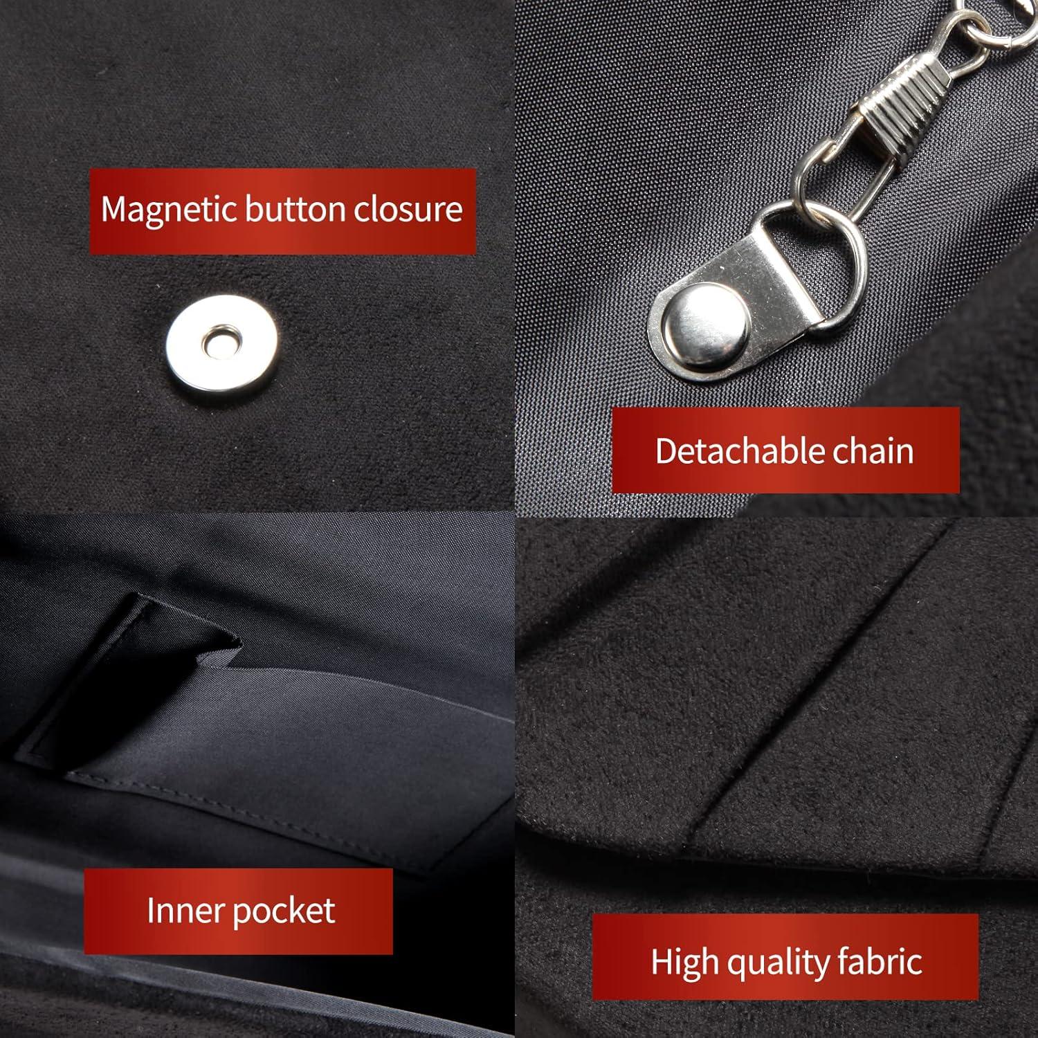 Bolso de Noche BBjinronjy para Mujeres - Terciopelo Plisado