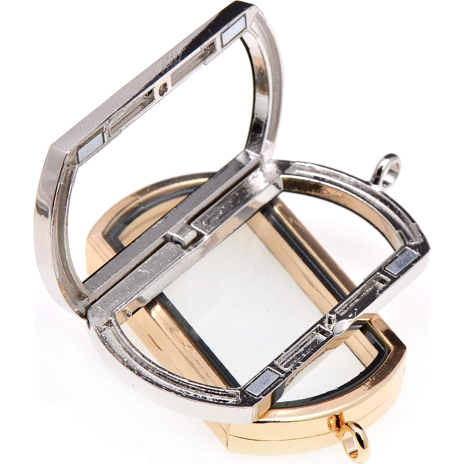 Collar Locket Rectangular Magnético JAYP Negro 43 cm