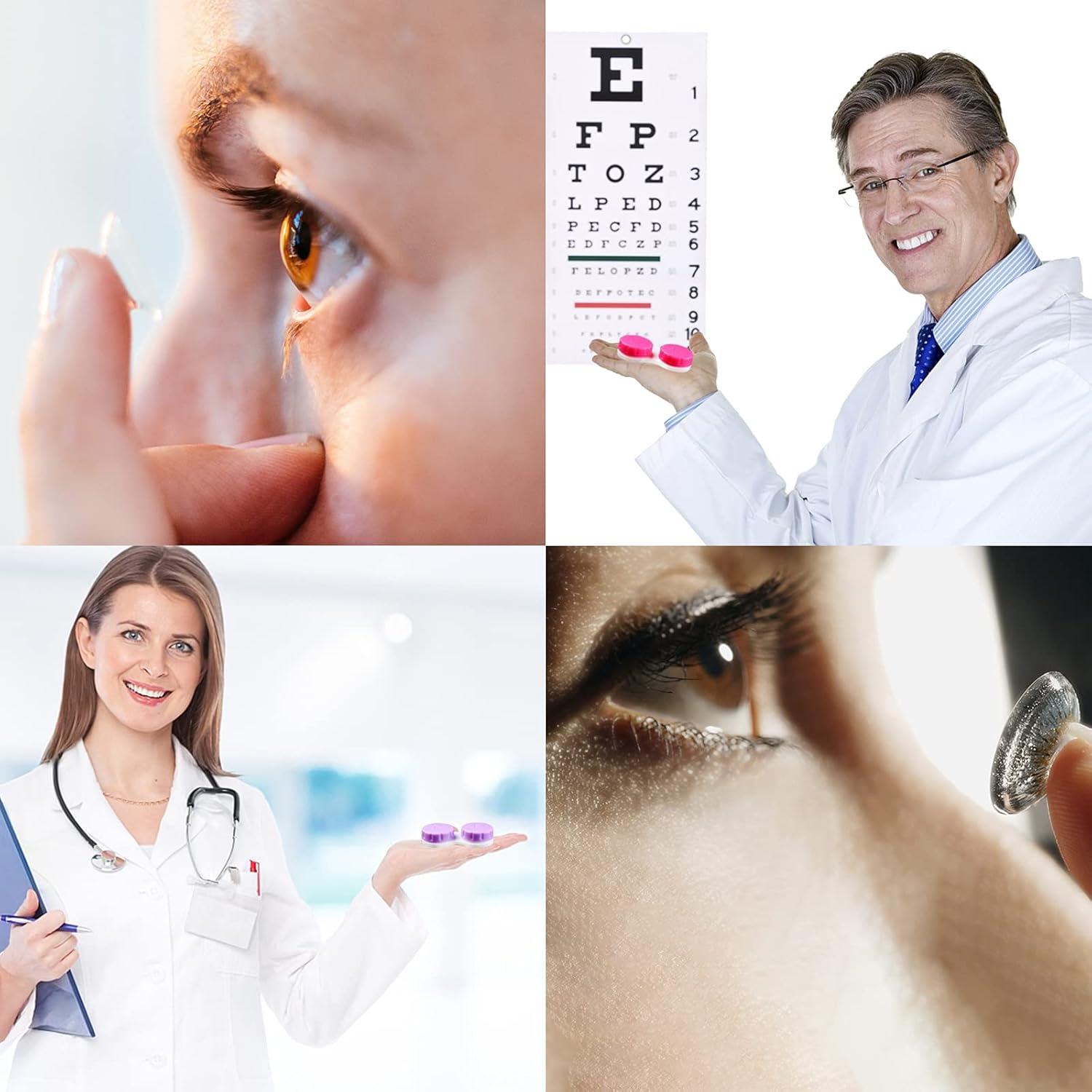 Estuche para Lentes de Contacto Aoutrow 16 Paquete Colorido