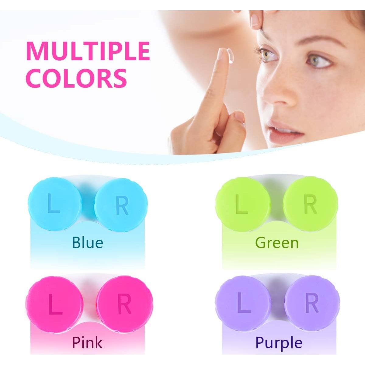 Estuche para Lentes de Contacto KISEER 24 Piezas Colorido