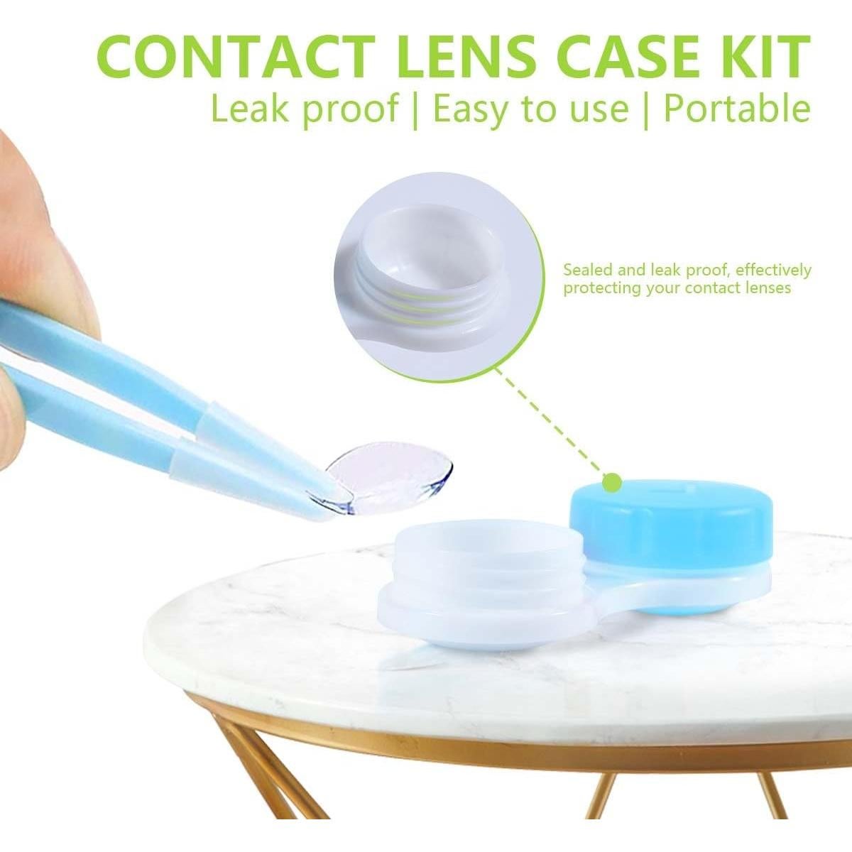 Estuche para Lentes de Contacto KISEER 24 Piezas Colorido