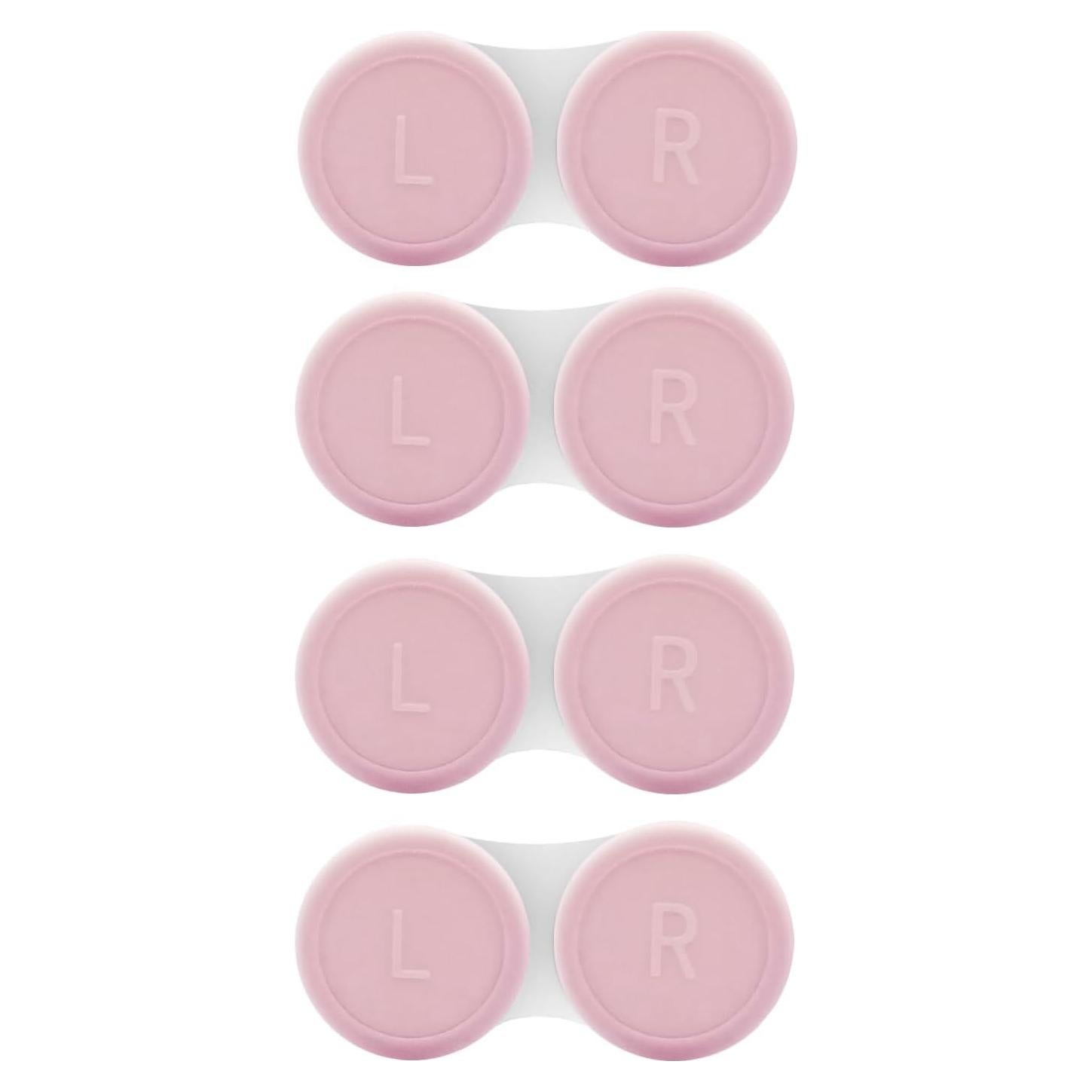 Kit de 4 Estuches para Lentes de Contacto Vastsoon Rosa