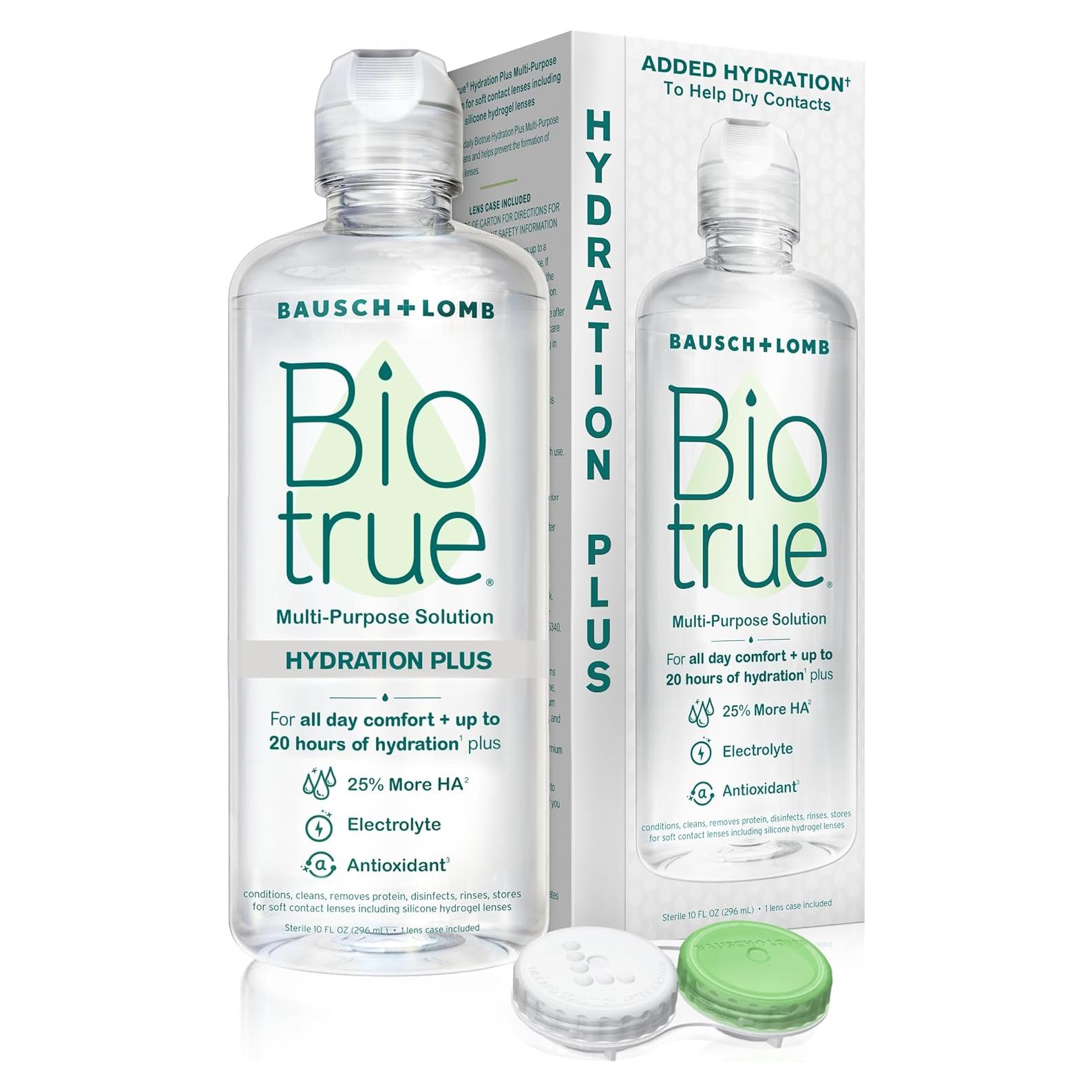 Solución Multiusos Biotrue Hydration Plus 295.74 ml Bausch + Lomb