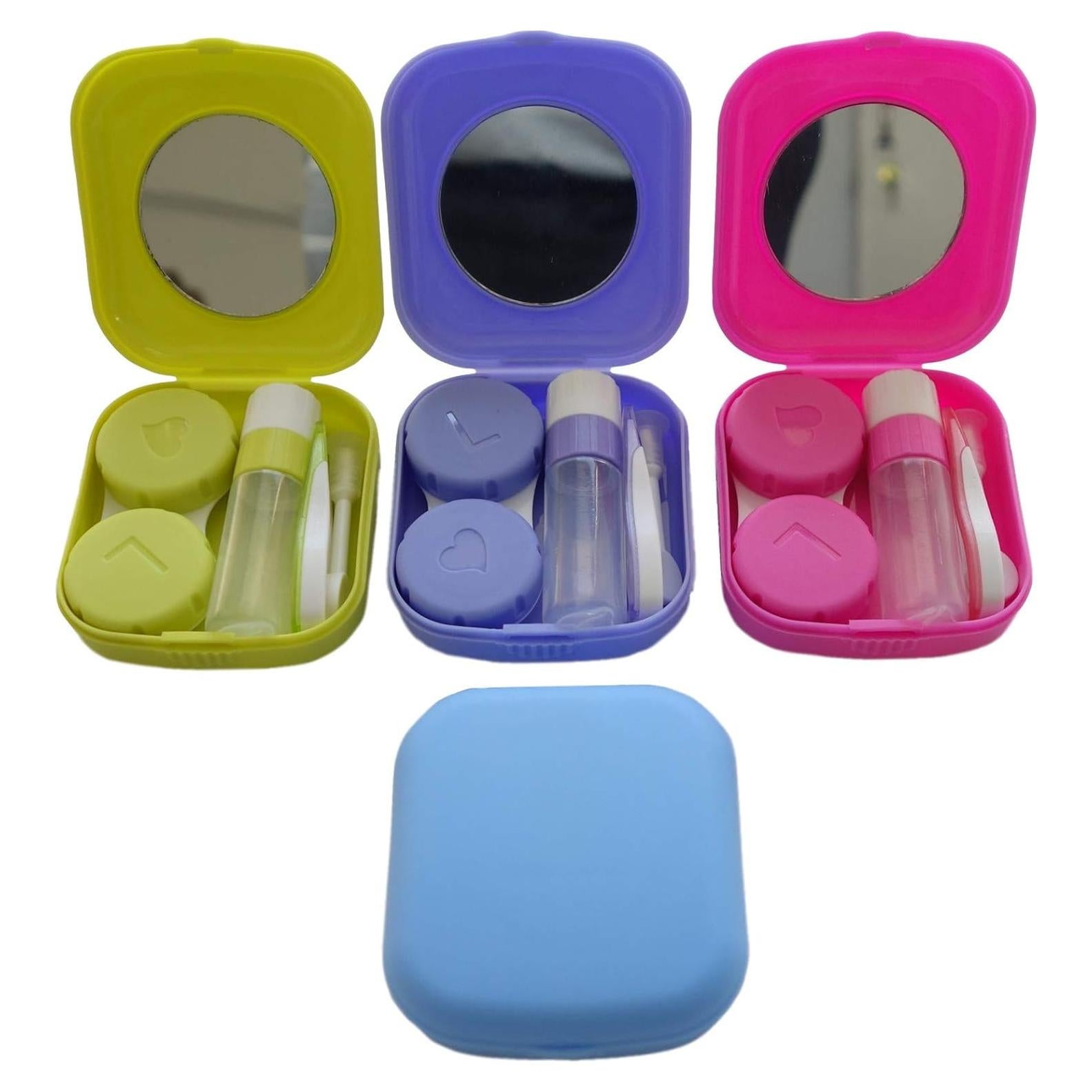 Kit Estuche Lentes de Contacto 4 Piezas Paper Pig Multi Color