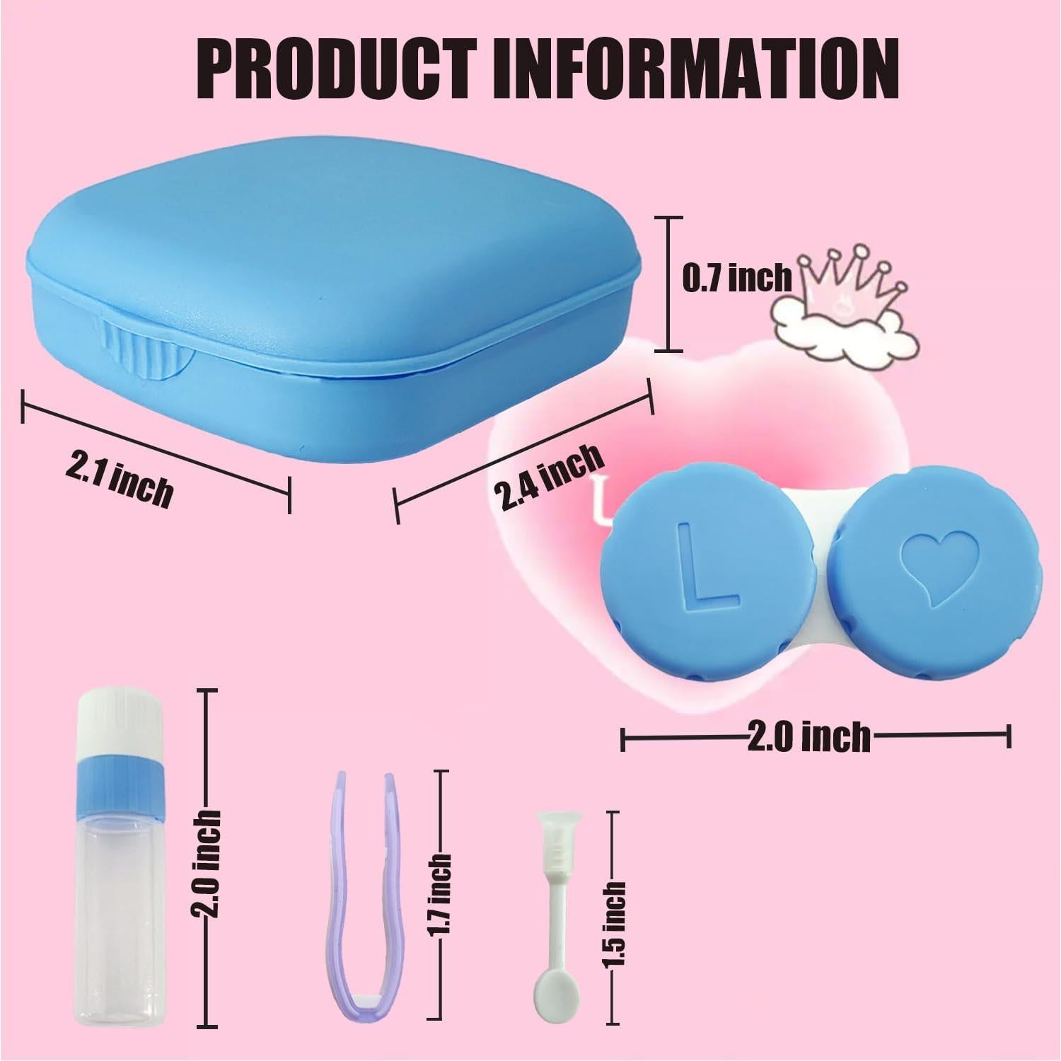 Kit Estuche Lentes de Contacto 4 Piezas Paper Pig Multi Color