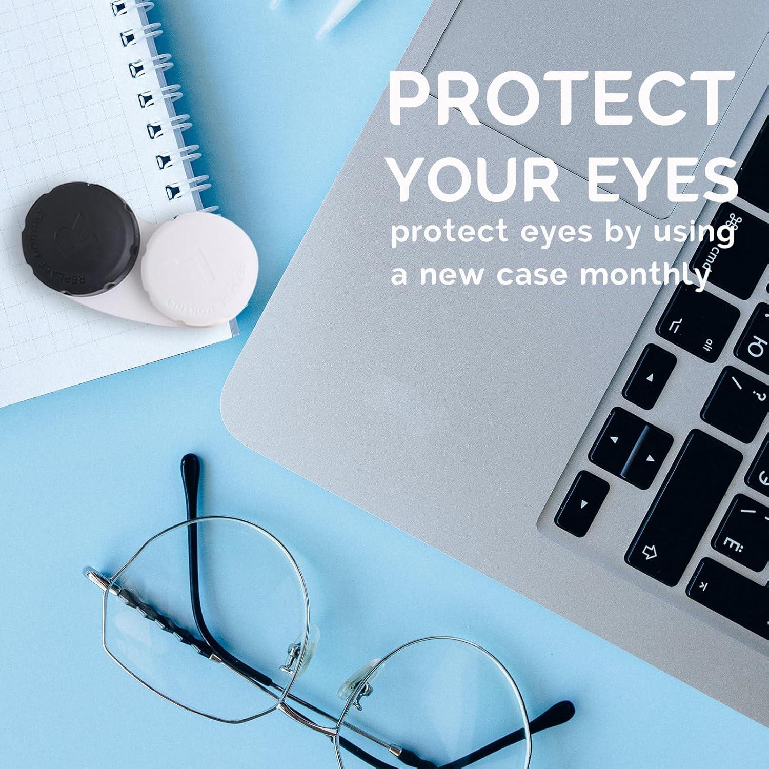 Estuche para Lentes de Contacto DEWSENSI - Paquete de 12 Multicolor