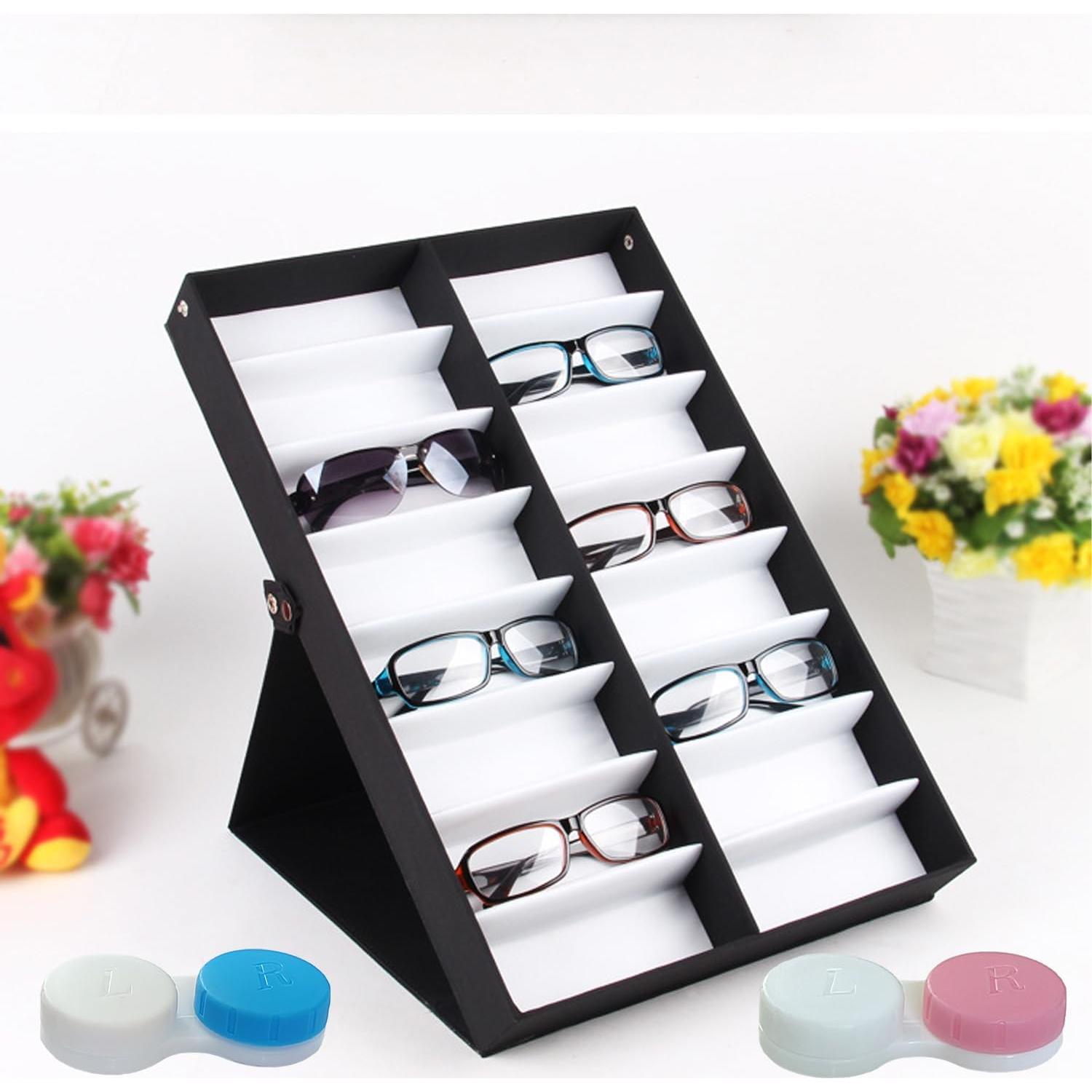 Estuche para Lentes de Contacto Erewa - 12 Piezas Colores Variados