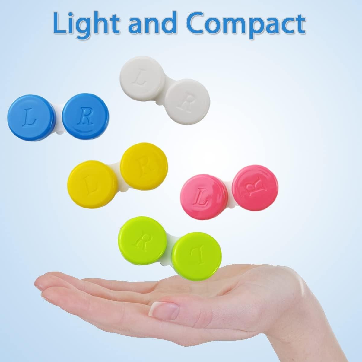 Estuche para Lentes de Contacto TIHOOD 60PCS Colorido