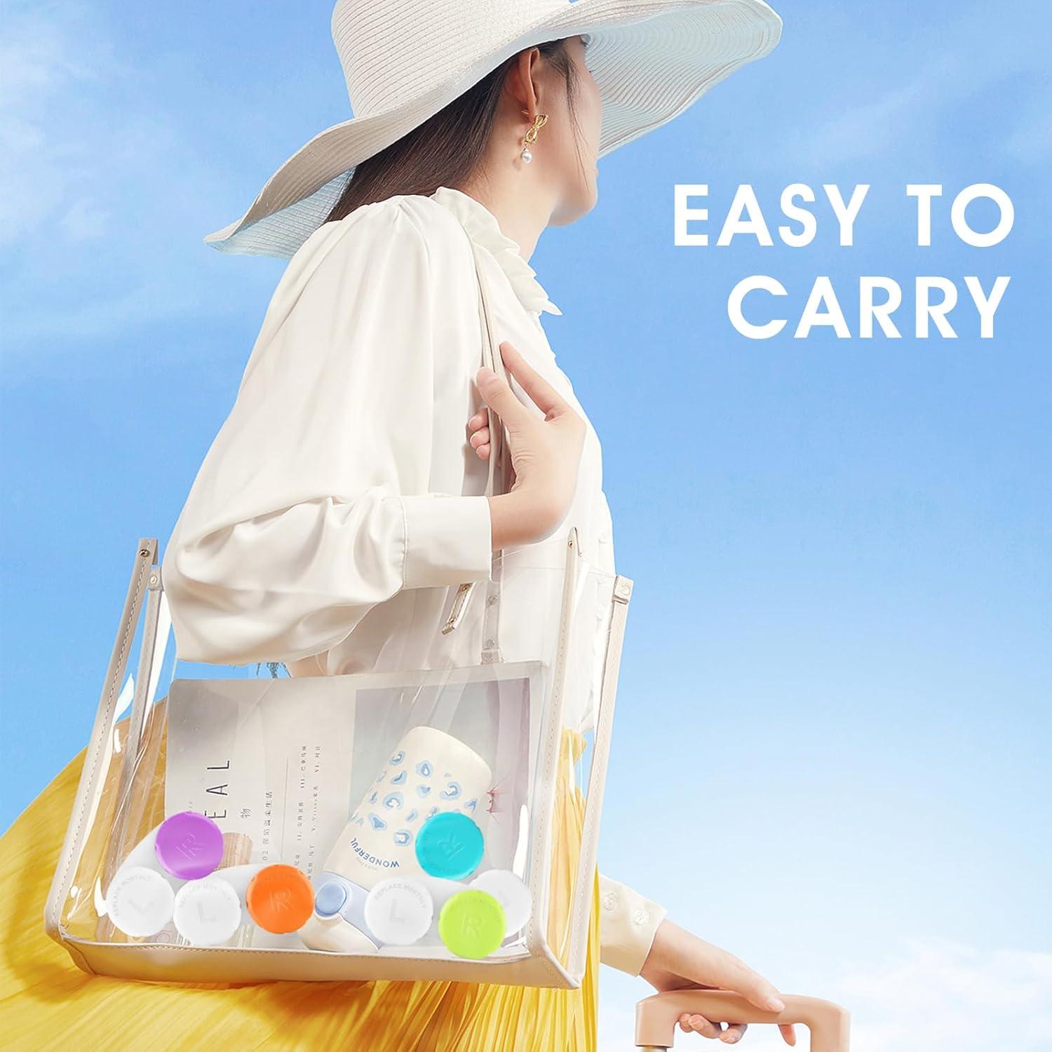 Estuches para Lentes de Contacto Phyyixs - 24 Piezas Coloridos