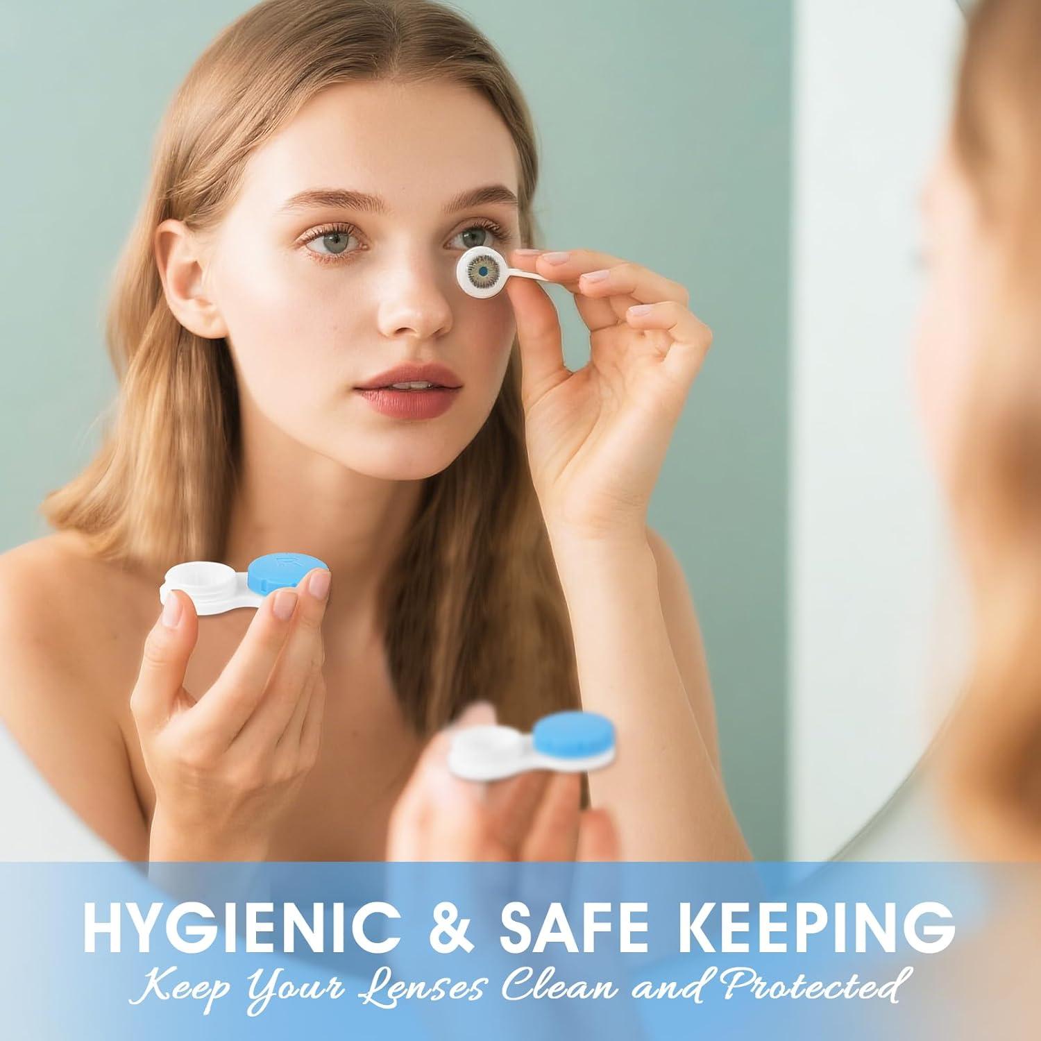 Estuches para Lentes de Contacto Phyyixs - 24 Piezas Coloridos