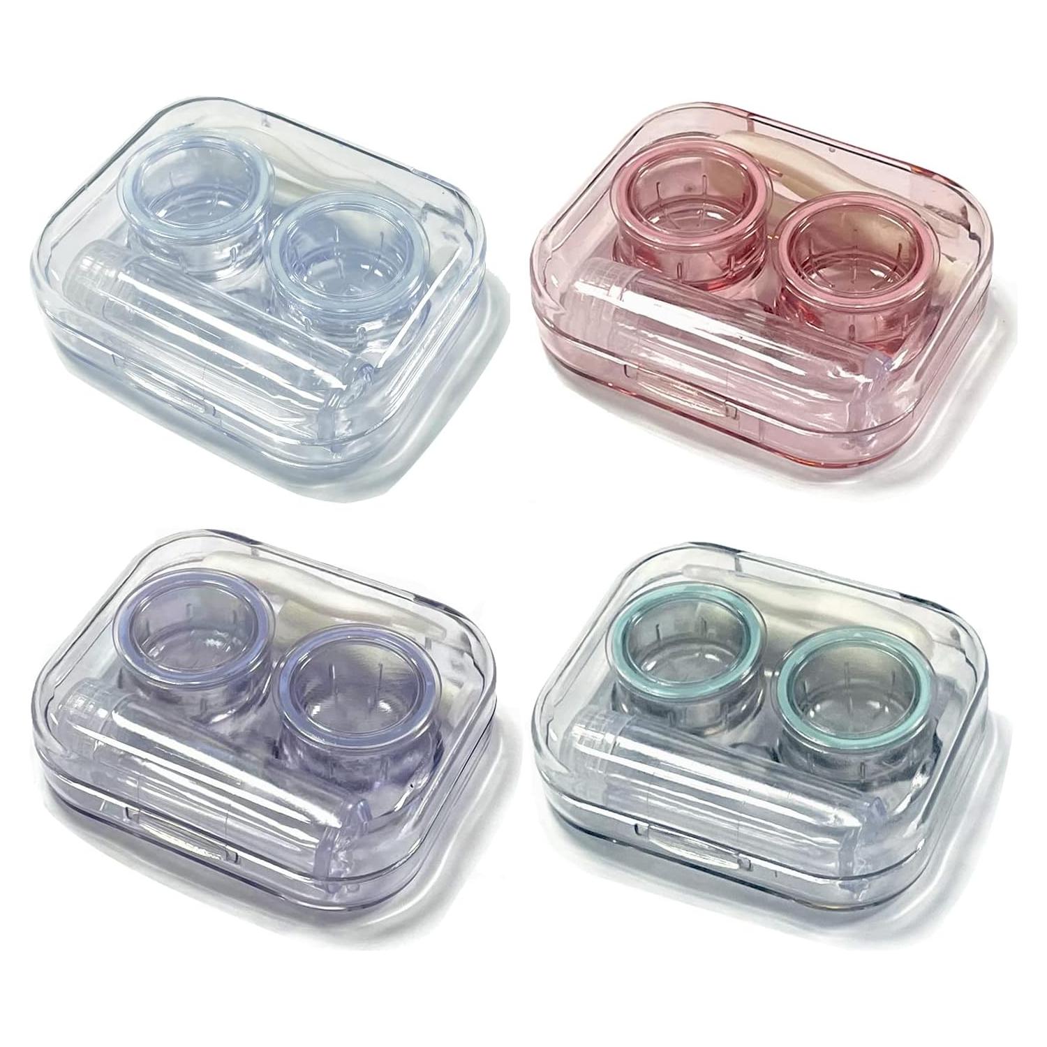 Kit de Viaje para Lentes de Contacto Howinn - 4 Estuches Coloridos