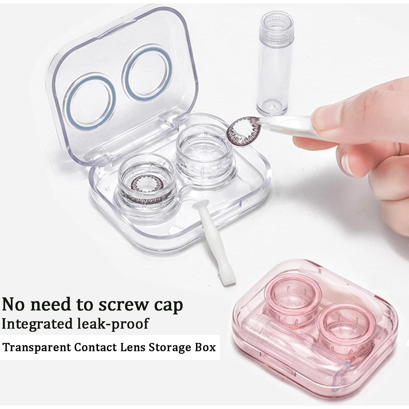 Kit de Viaje para Lentes de Contacto Howinn - 4 Estuches Coloridos