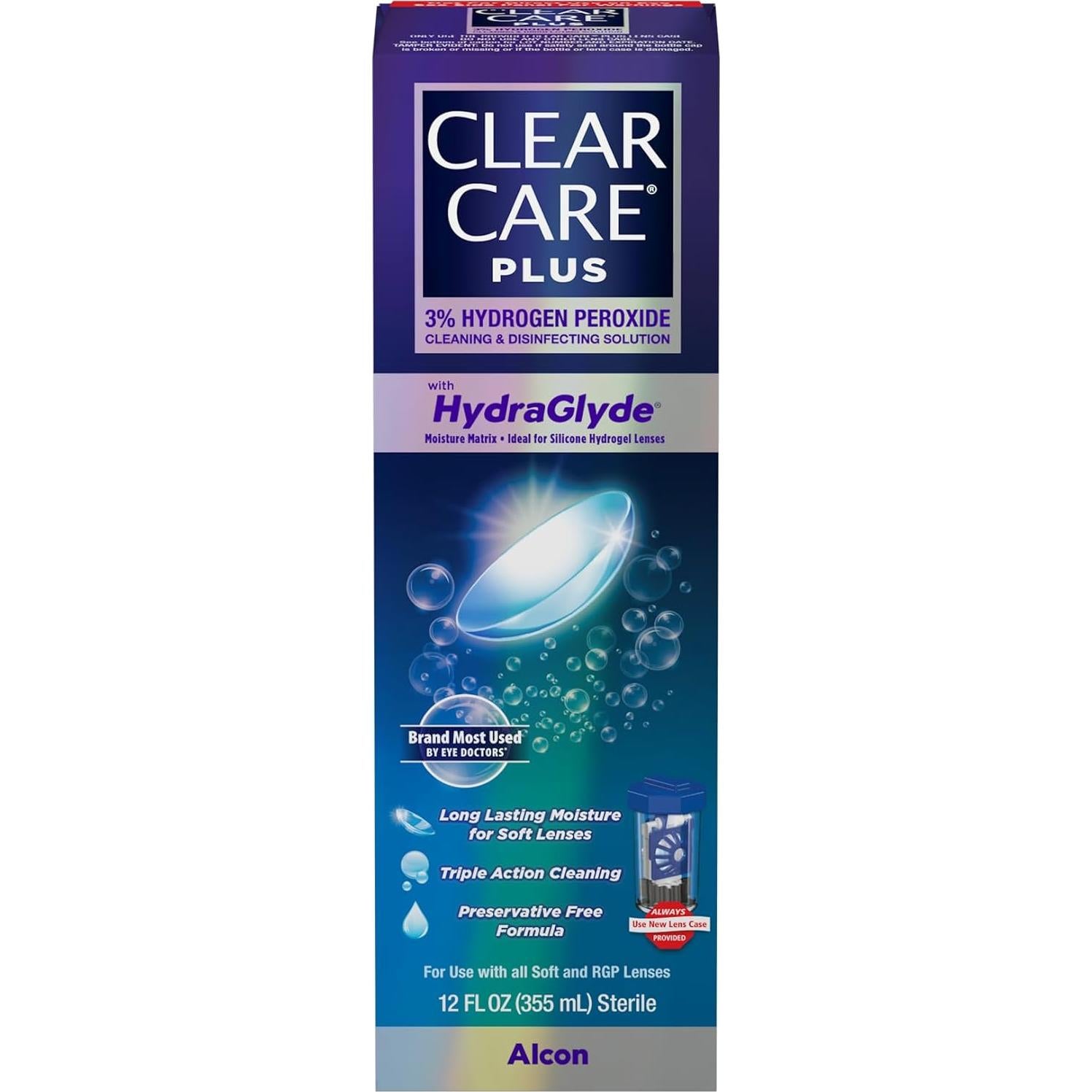 Clear Care Plus Solución de Limpieza y Desinfección 354 ml