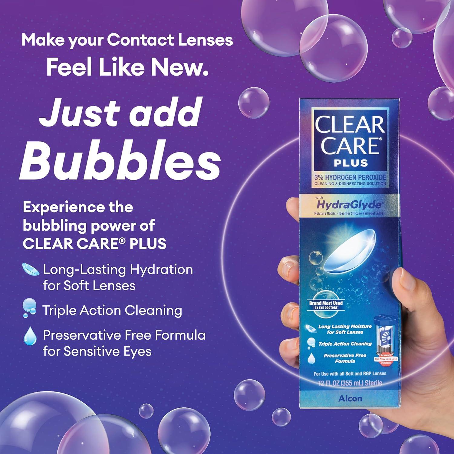 Clear Care Plus Solución de Limpieza y Desinfección 354 ml