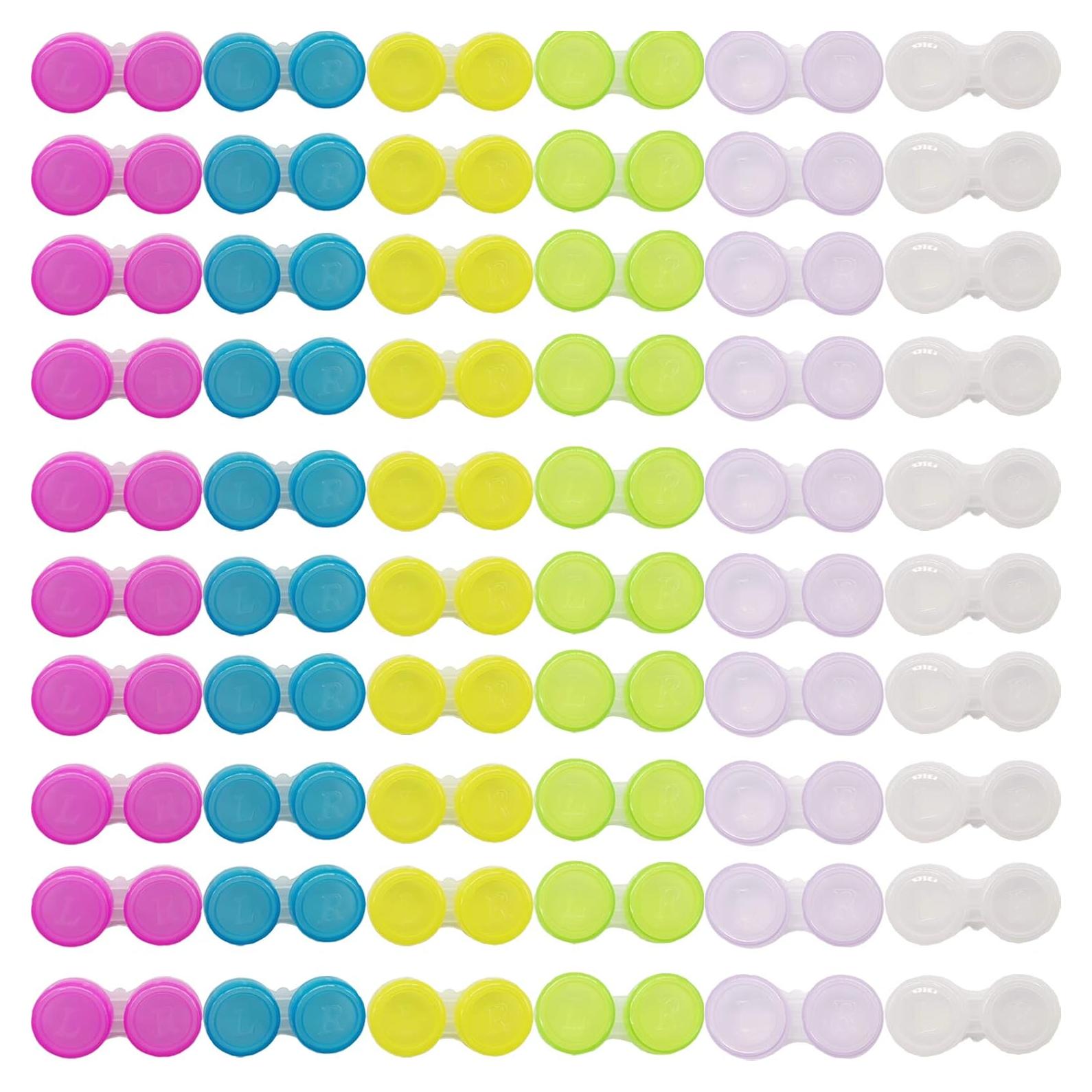 Estuches para Lentes de Contacto RONYOUNG 60PCS 6 Colores